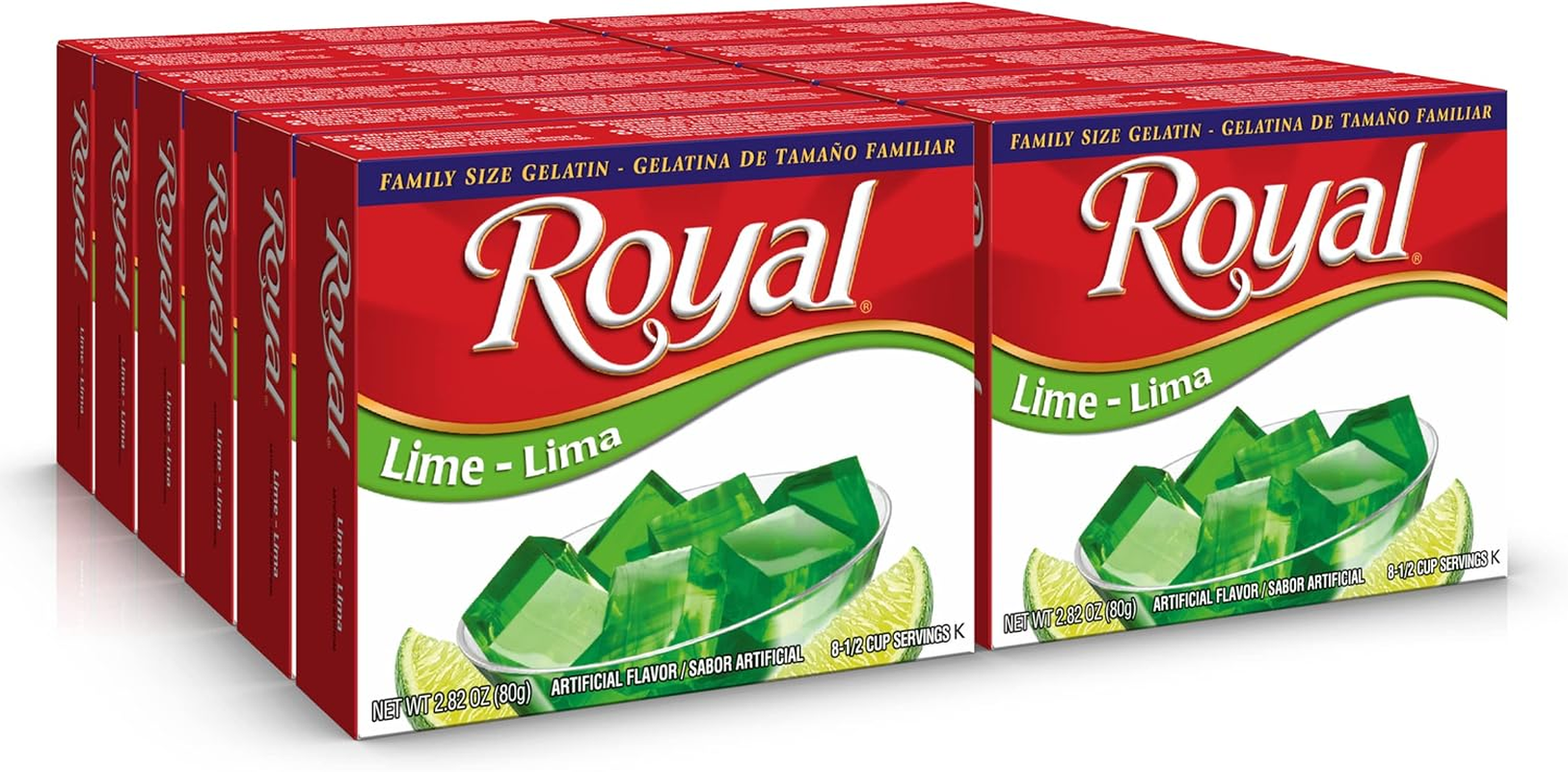 Royal Gelatin, Fat Free Dessert Mix, Strawberry, 1.4 Ounce (Pack of 12) image number 4