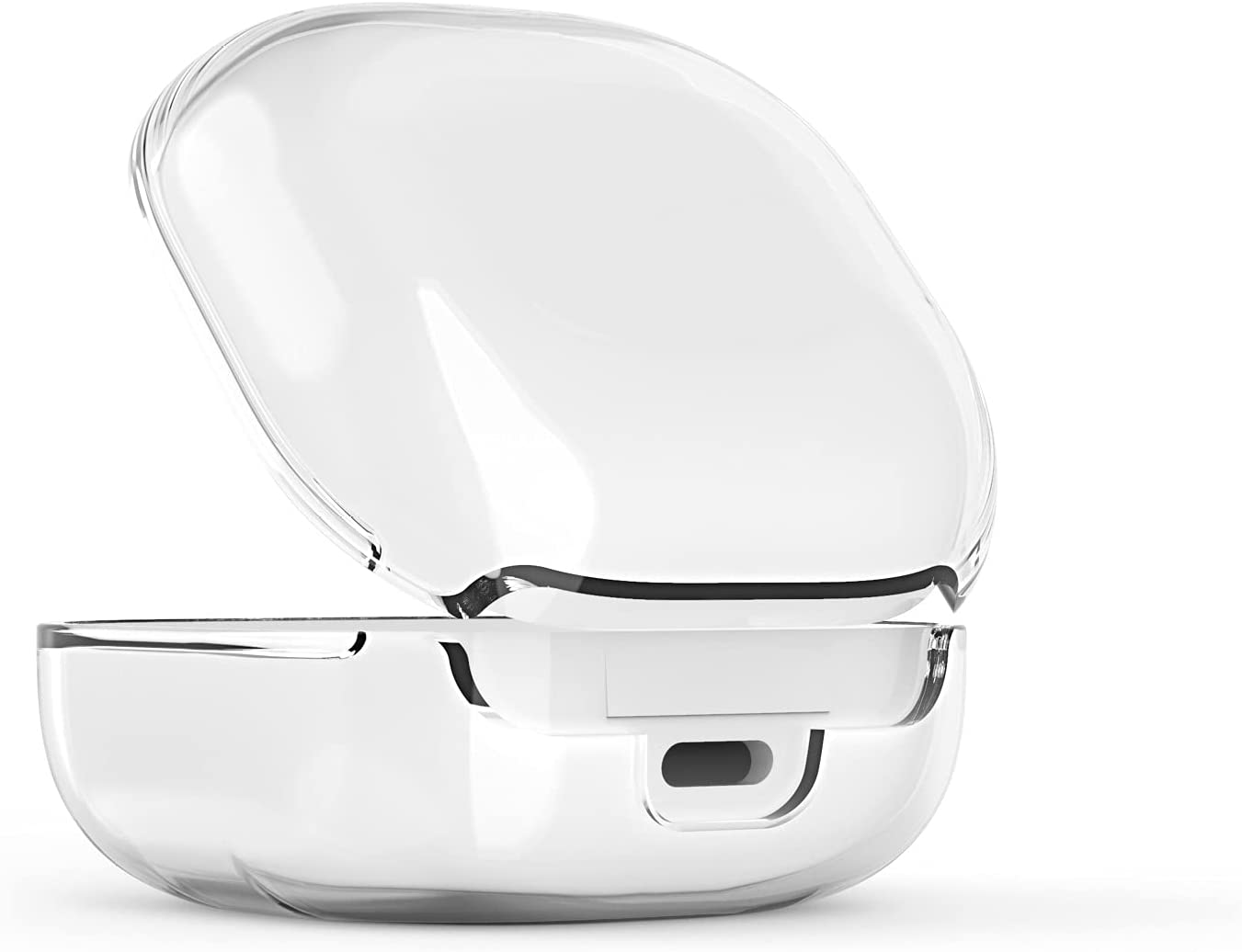 T Tersely Transparent Clear Case with Keychain for Samsung Galaxy Buds FE/2 Pro/2/Pro/Live, Shock Proof Protective Resistant Cover Holder image number 5