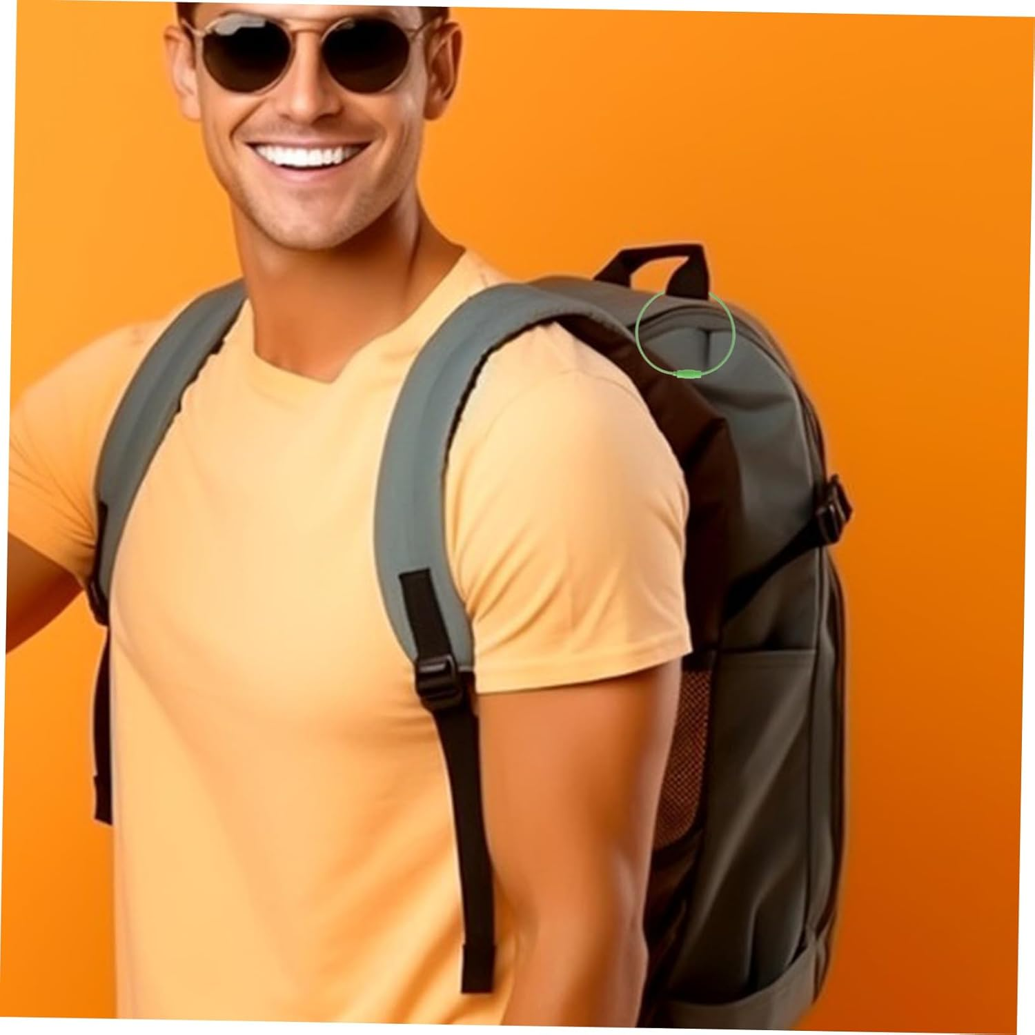 Generic 15Pcs Wire Key Chain Loop Holder Durable Wire Rings for DIY Projects Luggage Tags and Key Management Versatile Keyring image number 2