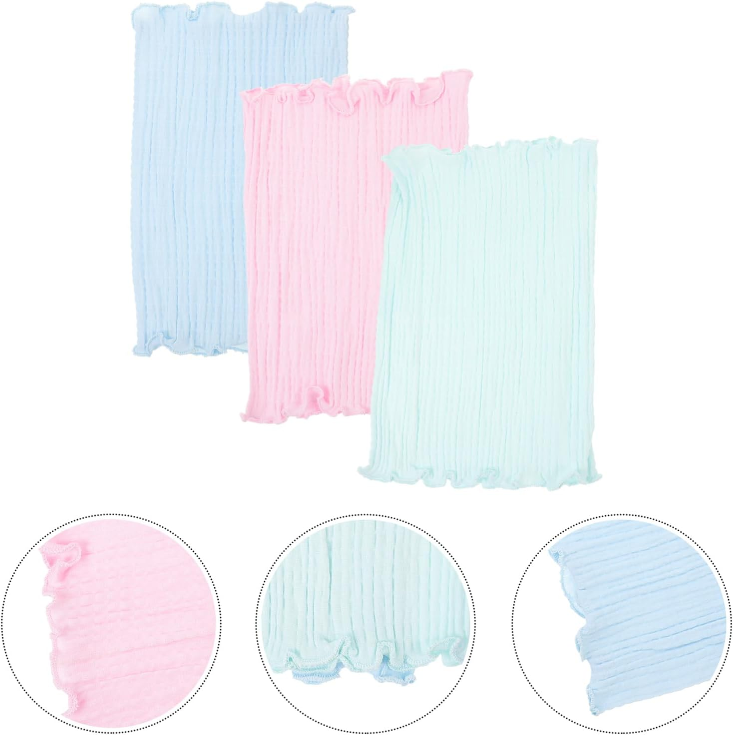 Ifundom 3Pcs Newborn Belly Band Baby Navel Band Elastic Cotton Umbilical Protector Soft Breathable Infant Belly Wrap for Infant Warmth and Protection image number 5