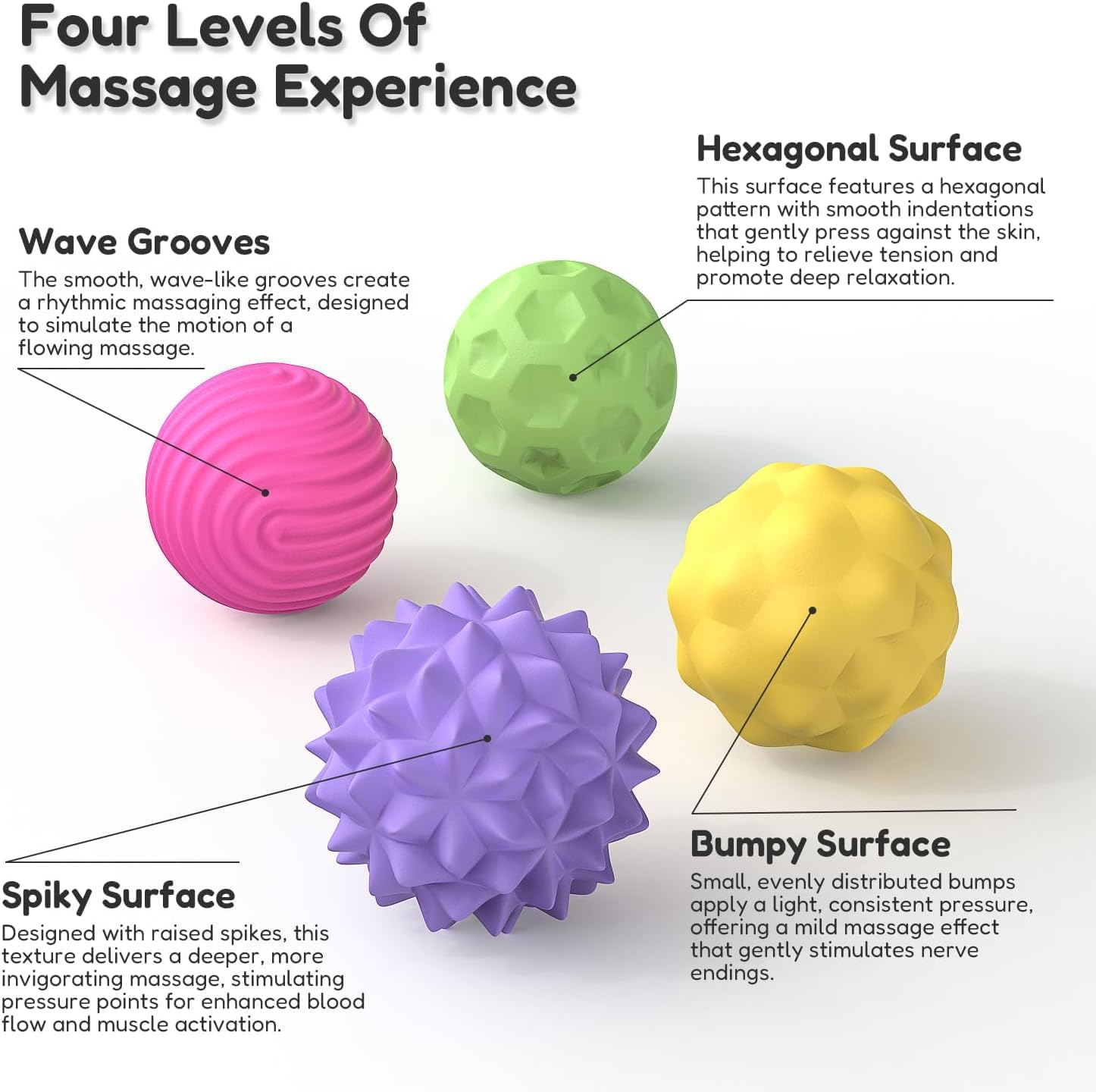 KACOMACO Silicone Magnetic Balls Fidget Toys for Adults & Teens,6Pcs Stress Relief Sensory Toys for Autism ADHD Anxiety,Office Desk Toy,Stocking Stuffers for Women Men