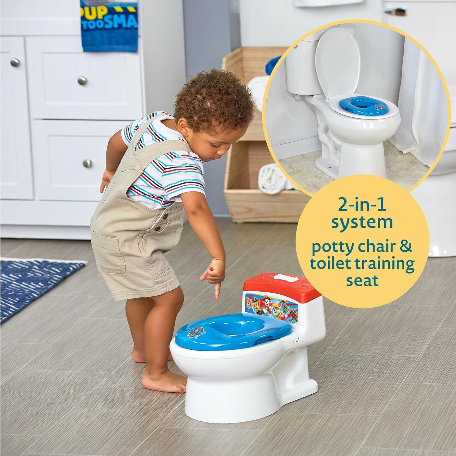 The First Years Nickelodeon Paw Patrol Chase Potty Training & Transition Potty image number 1