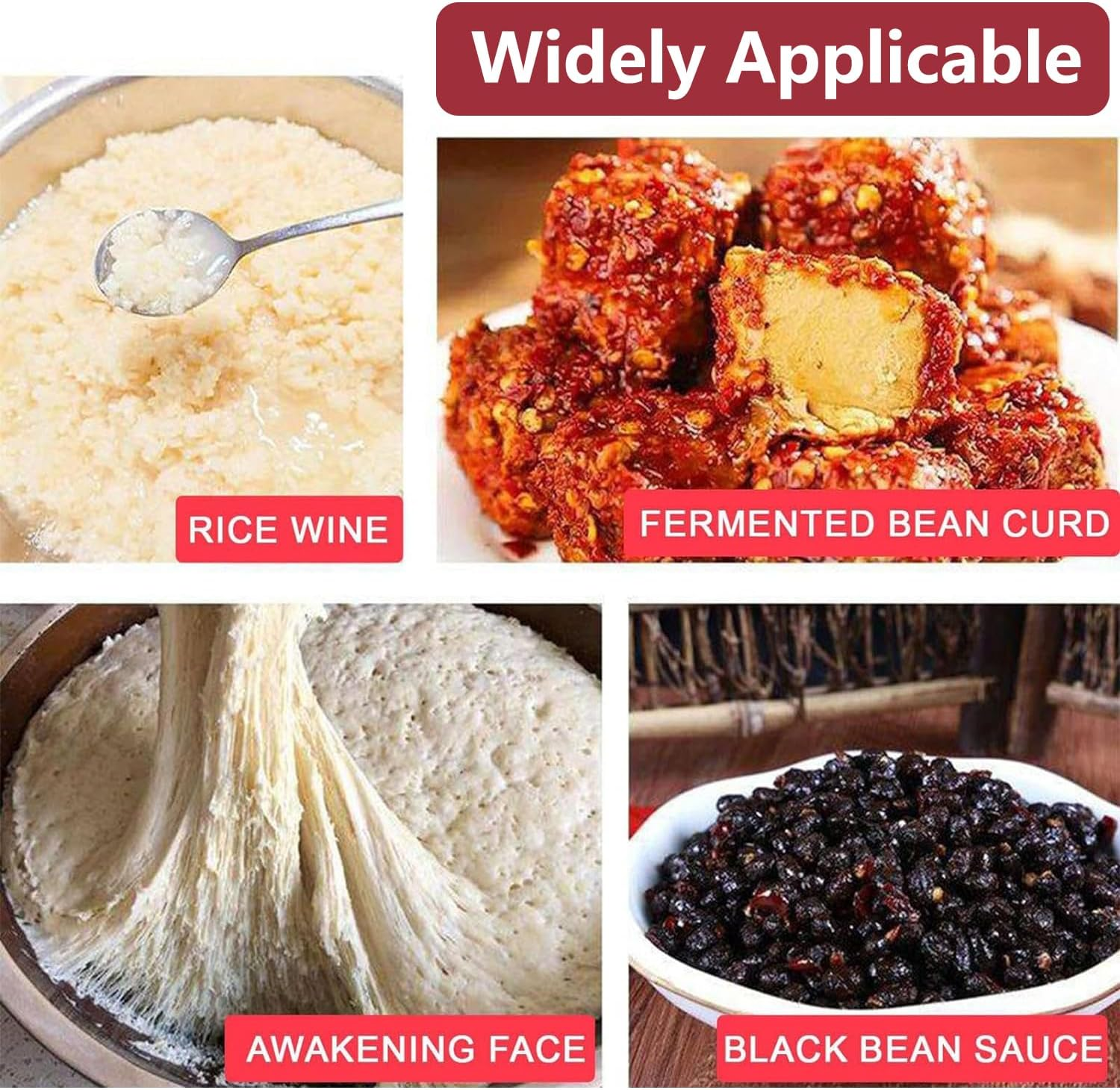 Roczential Bread Proofer Dough Proofer Temperature Control Bread Making Tool Sourdough Starter Warmer Sourdough Heating Pad Yogurt Bread Fermentation Baking Fermentation for Making Bread image number 6