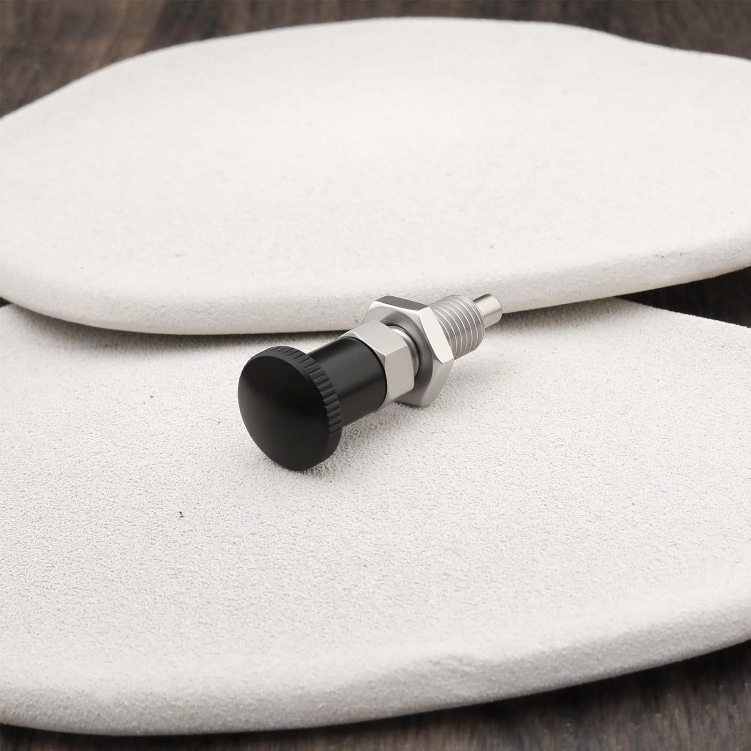 LT Easiyl M8 Reset Type Spring Pin Stainless Steel round Head Spring Indexing Pin Suitable for Mechanical Equipment Fixtures Molds image number 2