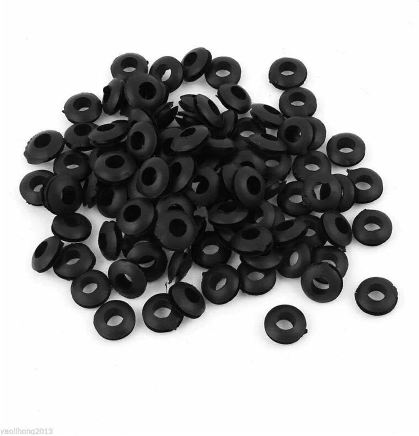 Thua Store Double Sided Rubber Seal Ring Oil Sealing Grommet Gasket for Protects Wire Cable Hole Protection Ring Shim Washer Hardware. (Color : M10, Outer Diameter : 50 Pcs) image number 2