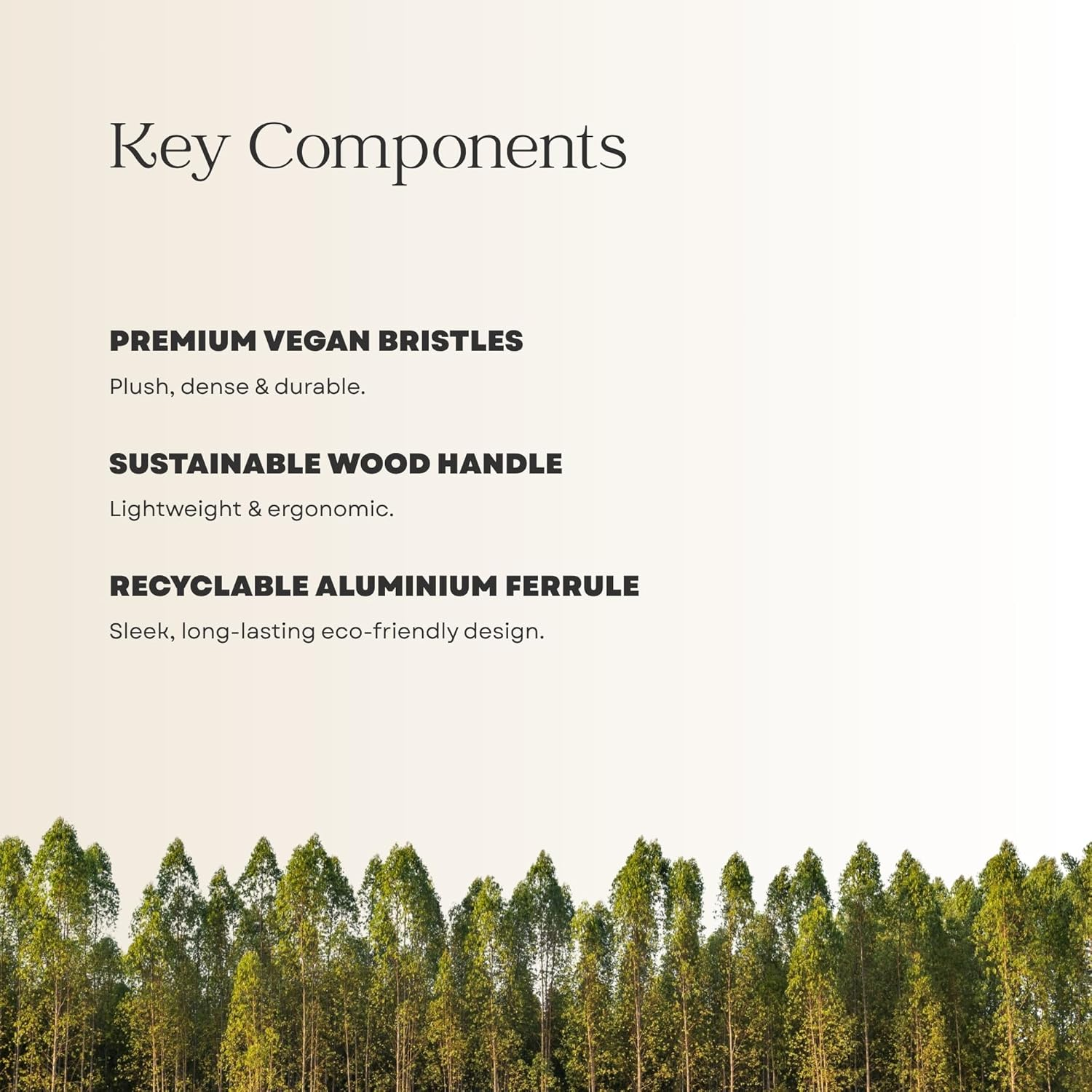 Scoop Whole Beauty Vegan Kabuki Brush | Ultra-Soft Bristles for Seamless Buffing & Blending of Mineral Foundation, Bronzer & Blush | Vegan, Cruelty-Free, Eco-Friendly | 40G image number 2