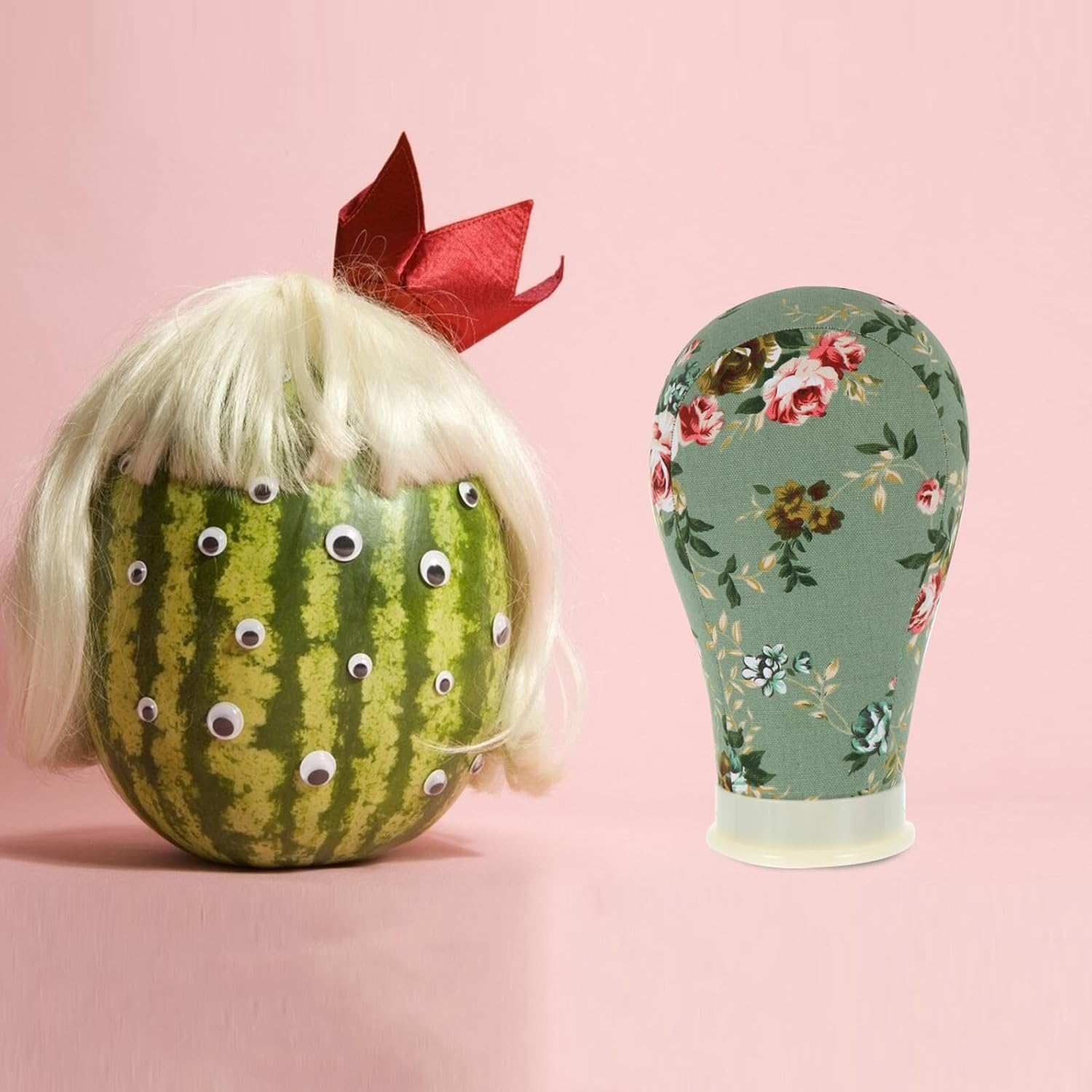 CIMAXIC Canvas Mannequin Head with Stand for Wig Display and Styling Lightweight Art Practice Dummy for Hair Experts Salon and Home Use Includes Pins and Support Bracket for Wig Making And image number 5