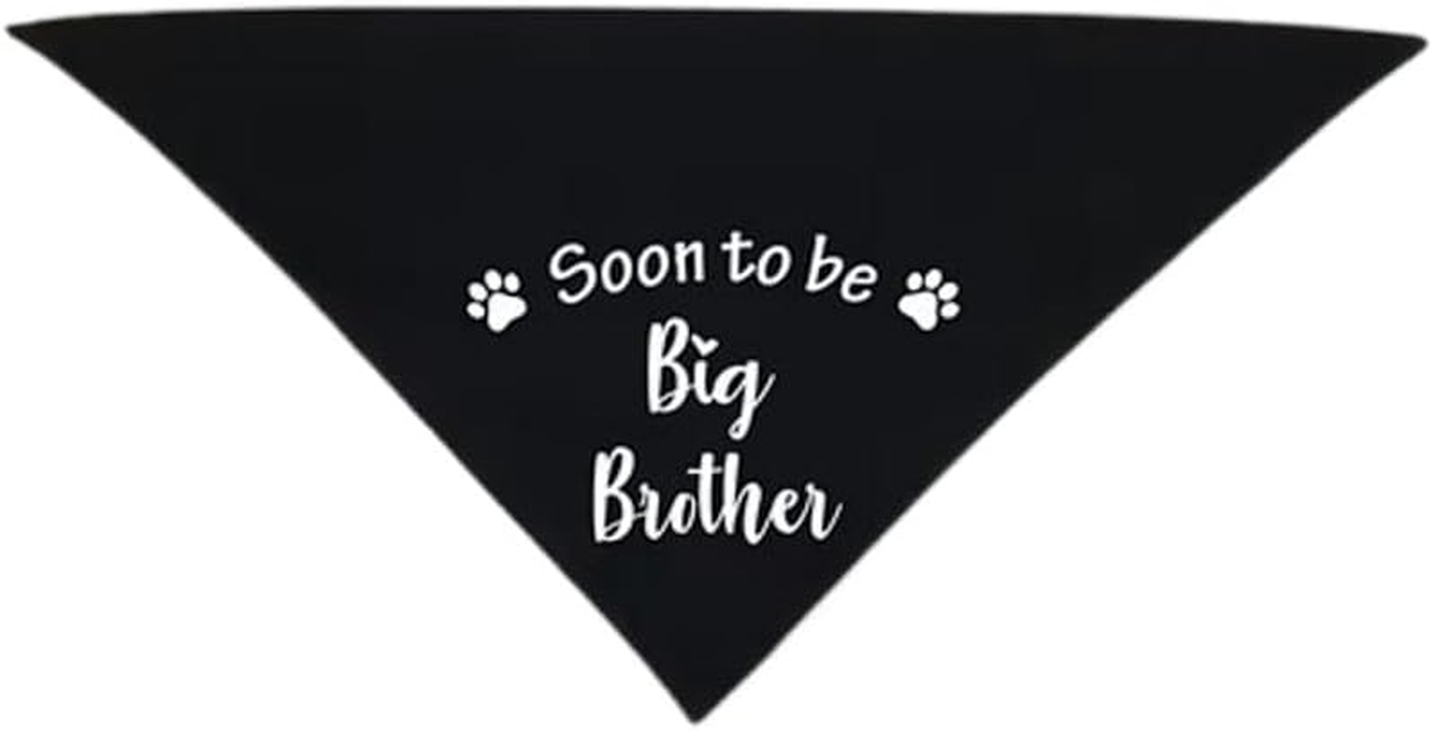 Big Brother Announcement Dog Bandana Baby Pregnancy Gift Shower Party Decorations