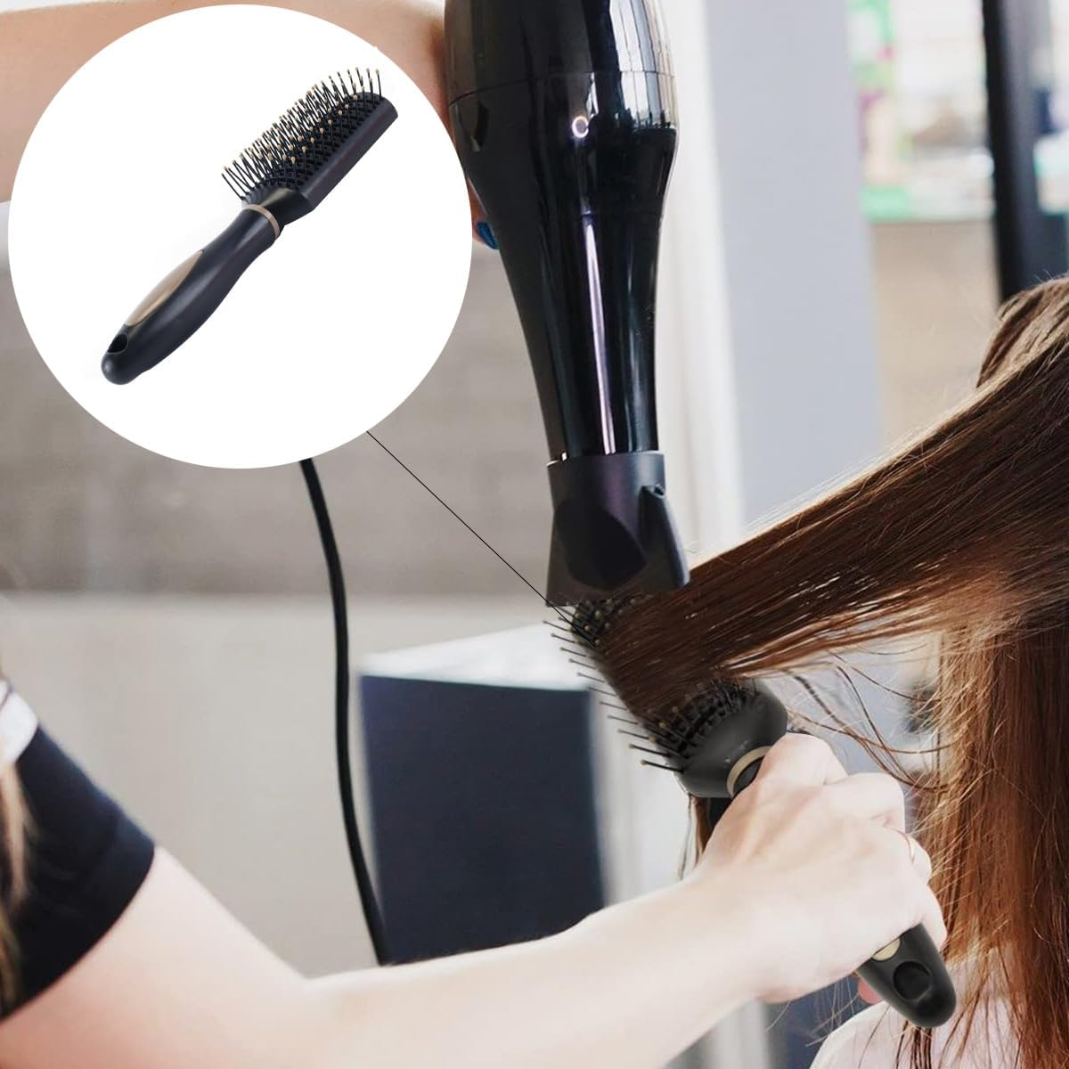 Orivin Vent Hair Brush, Hair Brushes for Women, Styling Brushes, Brushes for Curly Hair, Blow Drying Hair image number 4