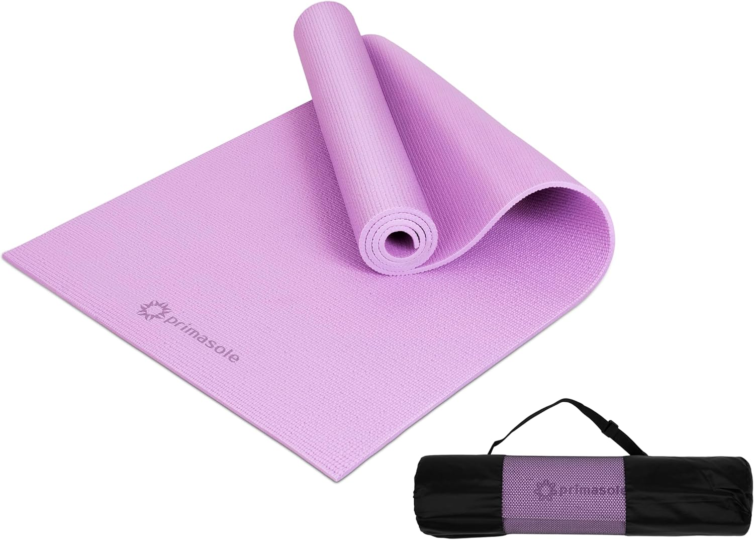 Primasole 1/3 Thick Yoga Mat with Carry Strap. Exercise Mat for Yoga, Pilates, Fitness and Floor Workout at Home and Gym