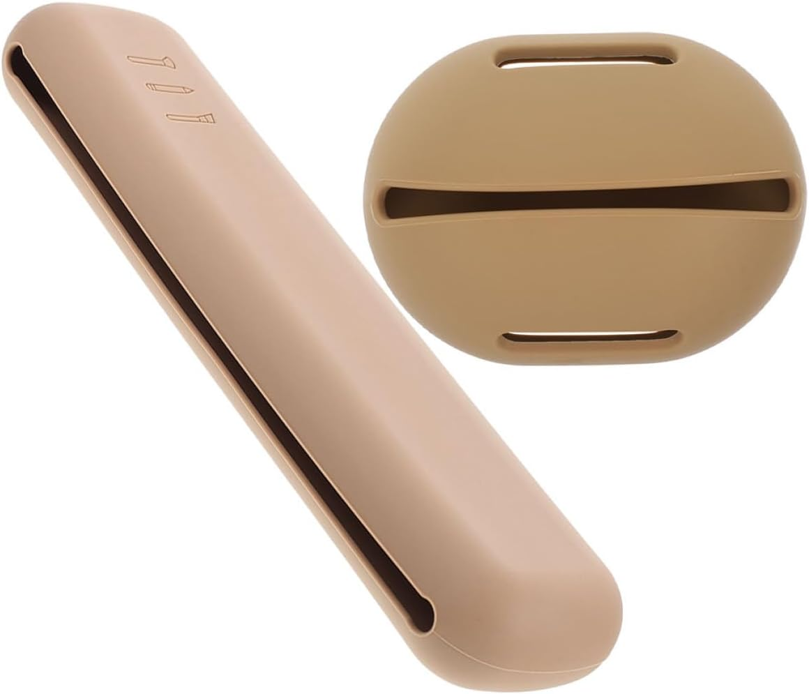 BCOATH Breathable Cosmetic Egg Container Silicone Makeup Sponge Holder with Travel Storage Pouch Powder Puff Organizer for Makeup Supplies for Women image number 5