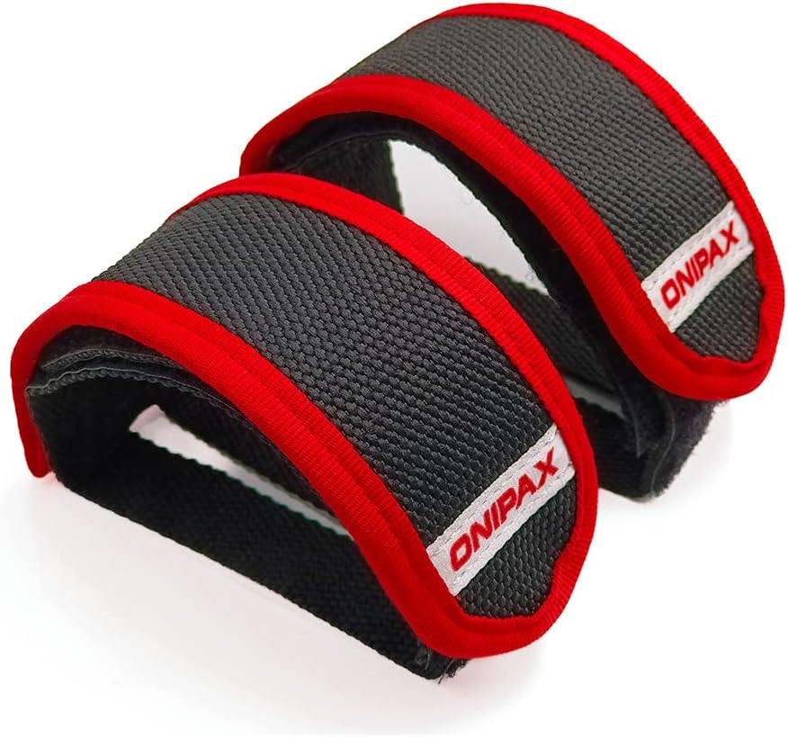 ONIPAX Outdoor Bike Pedal Straps Toe Clips Straps Tape 2 PCS