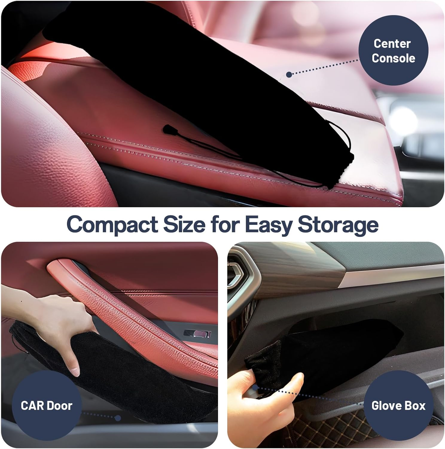 Windshield Sun Shade for Toyota Corolla 2020-2025，Custom Fit Sunshade Umbrella for Car Windshield，Reflective UV Block, Car Interior Protection & Foldable Windshield Cover image number 2