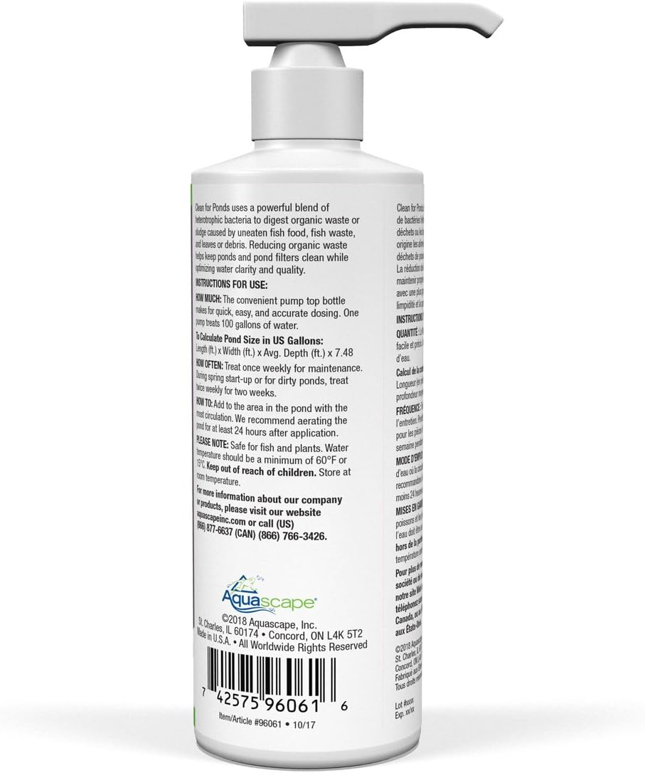 Aquascape Clean Ponds Water Treatment, 236 Ml image number 2