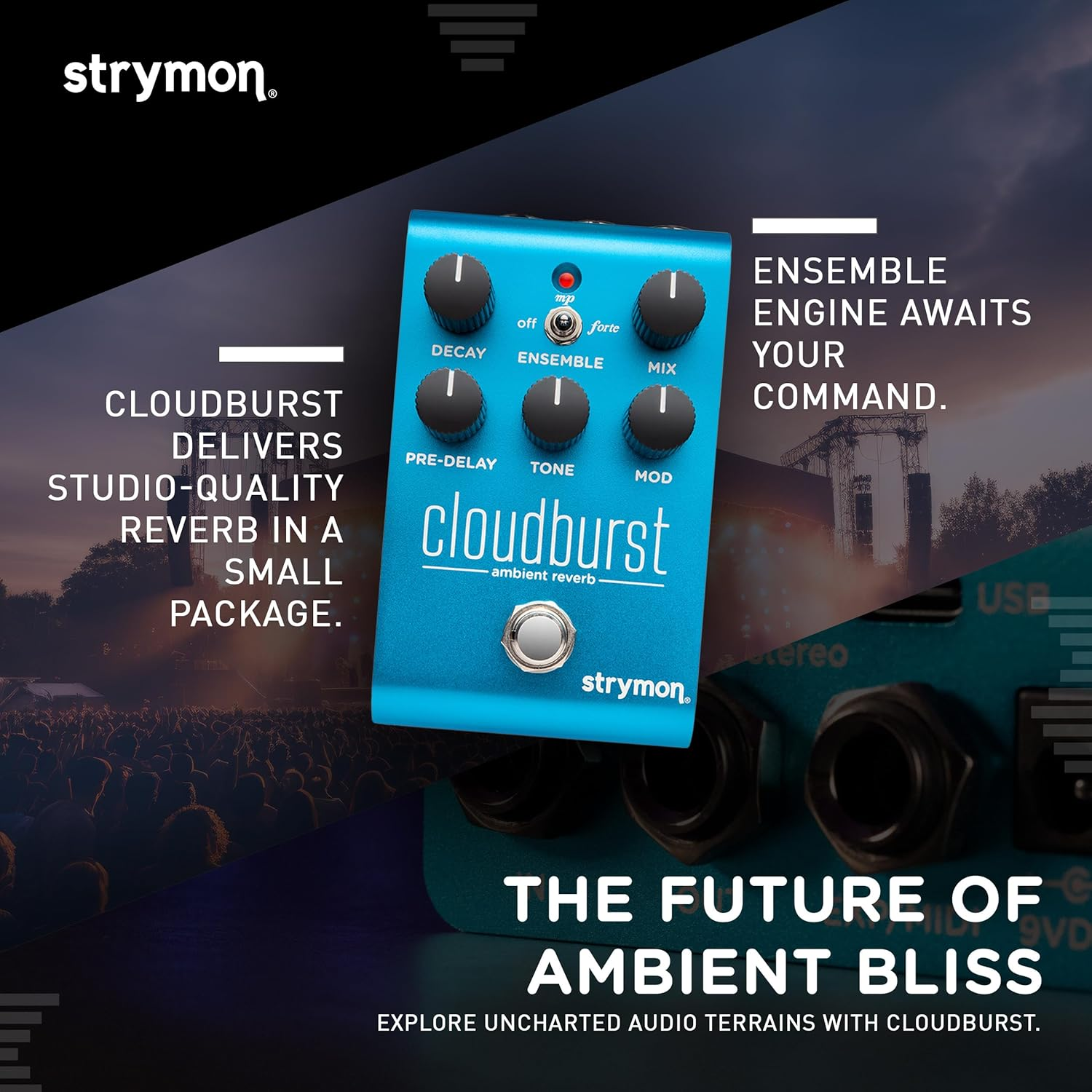 Strymon Cloudburst Ambient Reverb Pedal image number 2