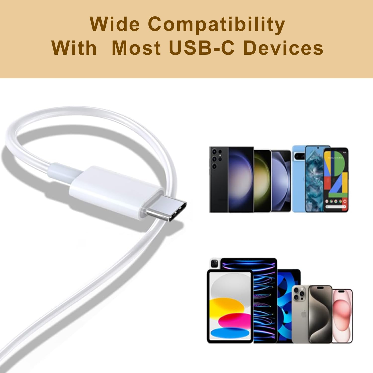 2 Pack of USB C Headphones for Iphone 16/16 Pro/16 Plus/16 Pro Max/15/15 Plus/15 Pro/15 Pro Max,Usb Type C Earphones Hifi Stere, Wired Earbuds with Microphone & Volume Control image number 4
