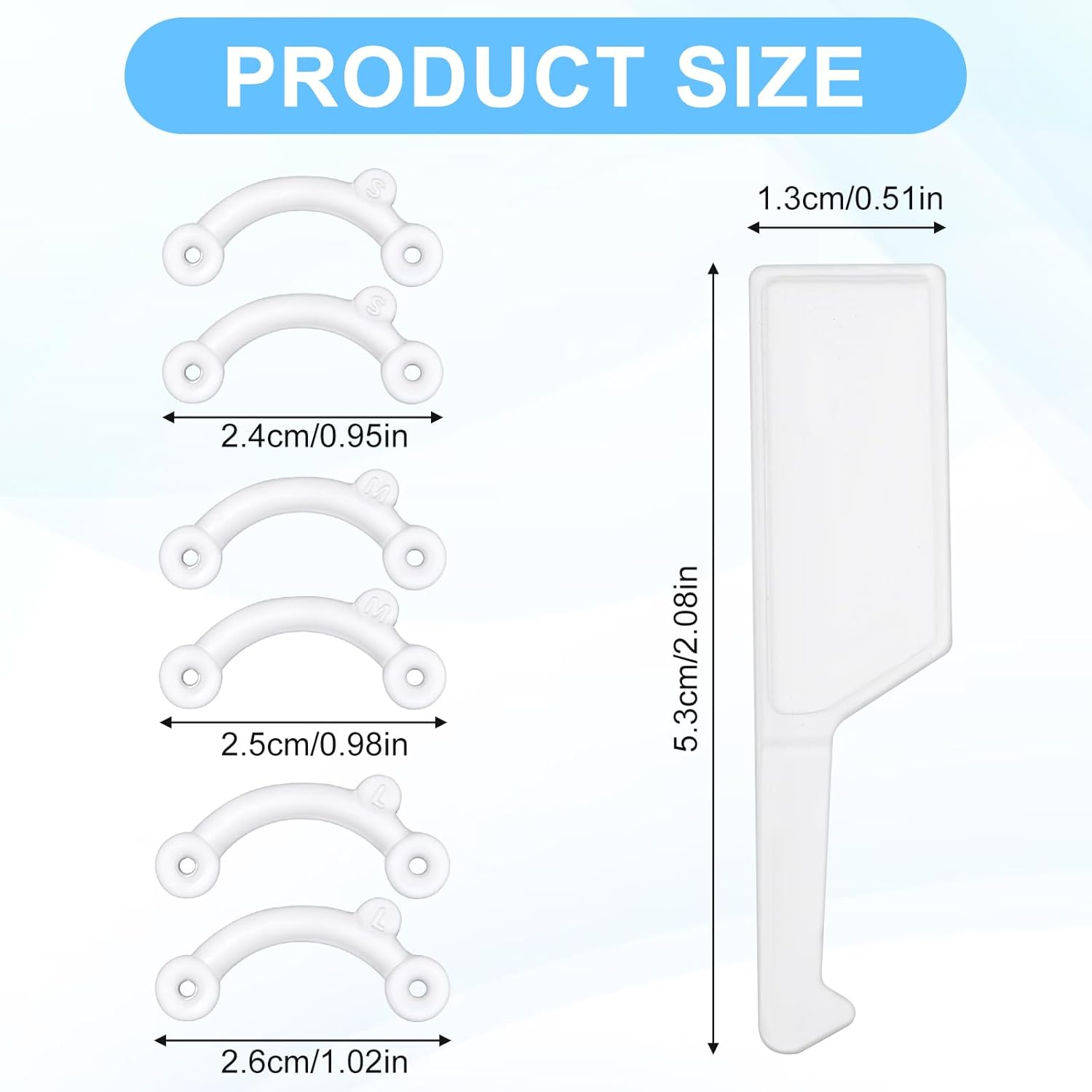 6 Pairs Nose Lifter, Nose Shaper, Noses Job Insert for Rhinoplasty Shaping, Noses Lifting Clips No Pain Invisible Shaper Tool Straightening Beauty Kit Women Men, 3 Size image number 2