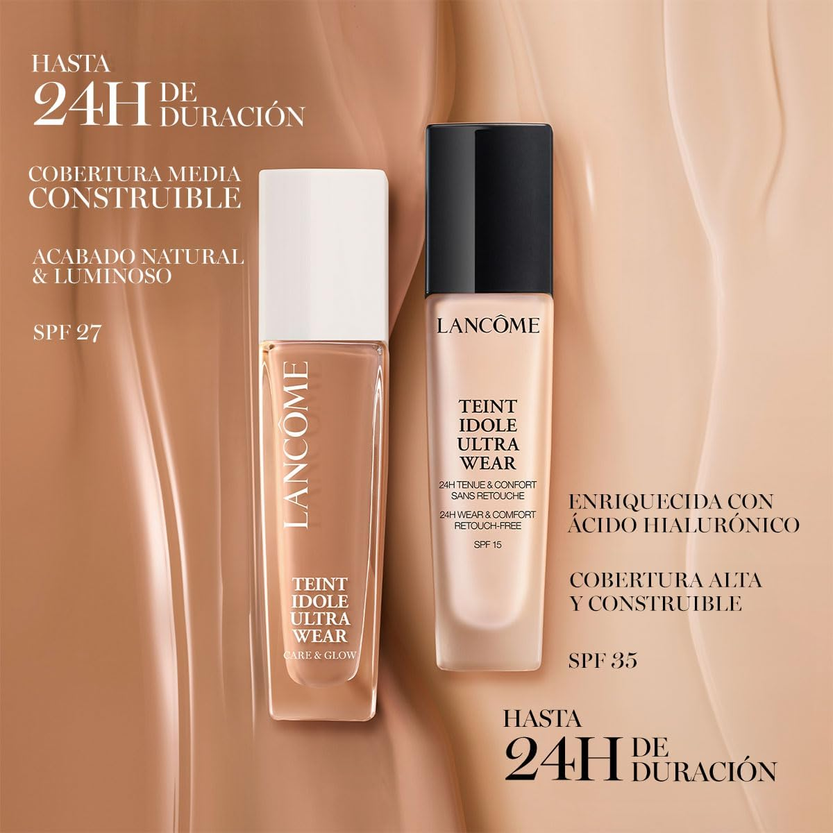 Lanc&ocirc;me Teint Id&ocirc;le Ultra Wear Care & Glow Foundation image number 6