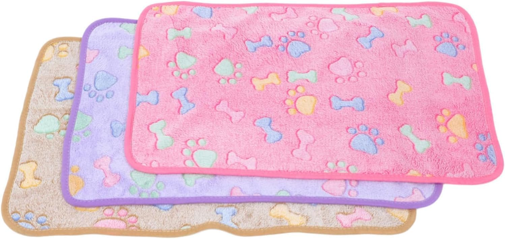 3Pcs Small Pet Sleep Blankets,Guinea Pig Blankets Small Animal Flannel Guinea Pig Cage Liners,Soft Puppy Sleep Blankets Small Puppy Sleep Blankets,Puppy Blankets Soft Warm Sleep Mat Puppy Blankets image number 4