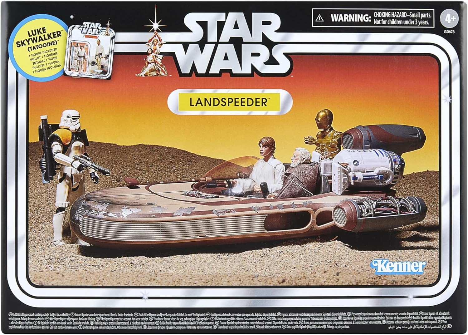 Star Wars the Vintage Collection Landspeeder & Luke Skywalker (Tatooine), Star Wars: a New Hope 3.75 Inch Collectible Action Figure & Vehicle