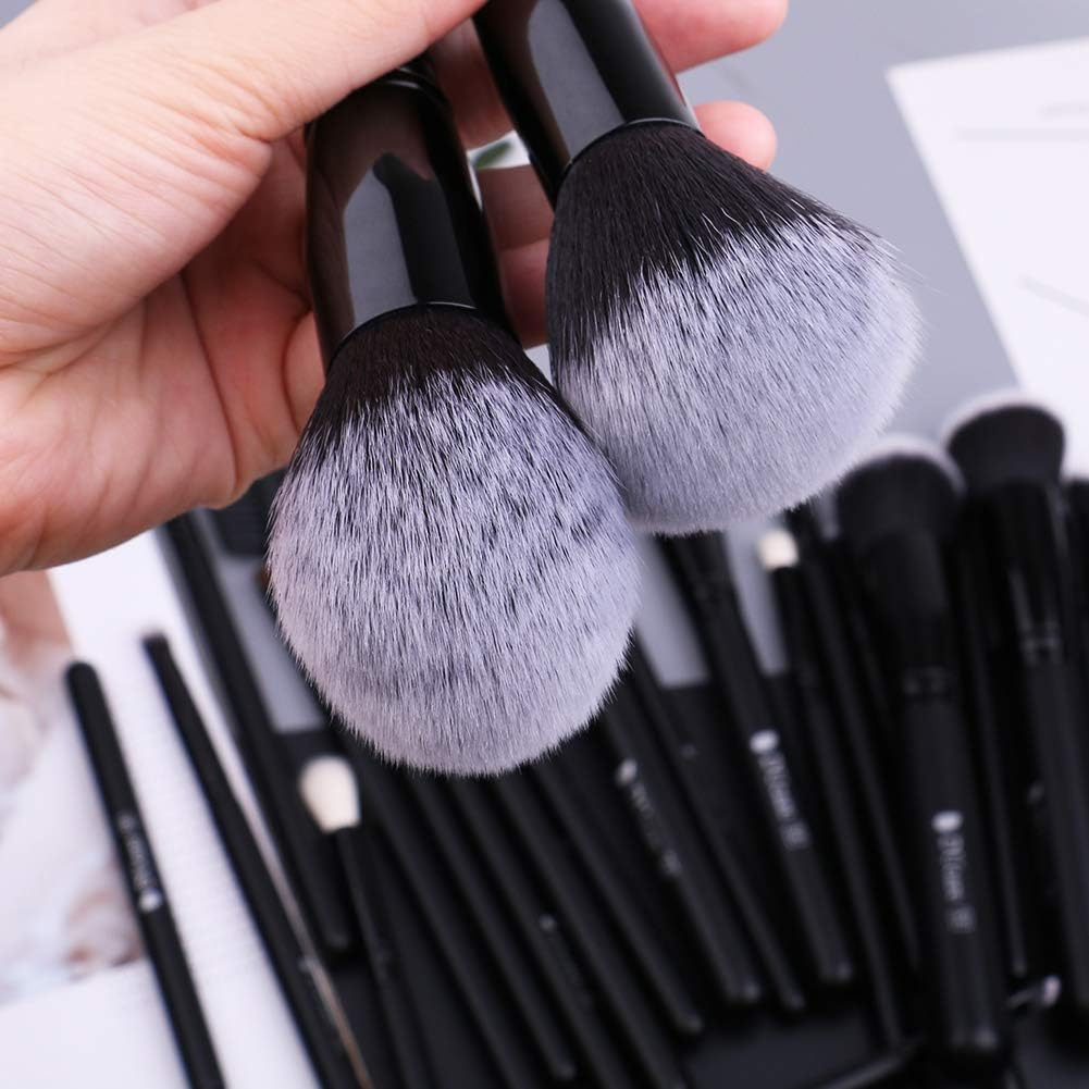 Ducare Makeup Brushes 27Pcs Professional Makeup Brush Set Premium Synthetic Goat Pony Hair Foundation Eye Blending Face Make up Brush Kit