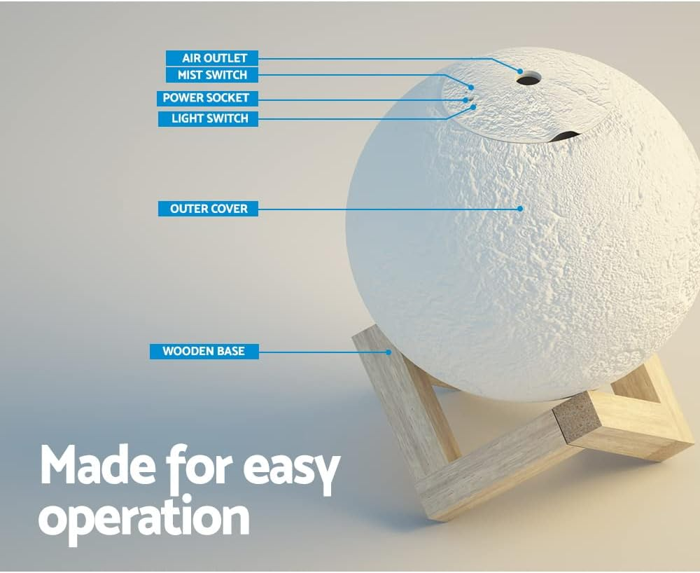 Devanti Aroma Diffuser, 880Ml Air Humidifier Purifier Essential Oils Car image number 6