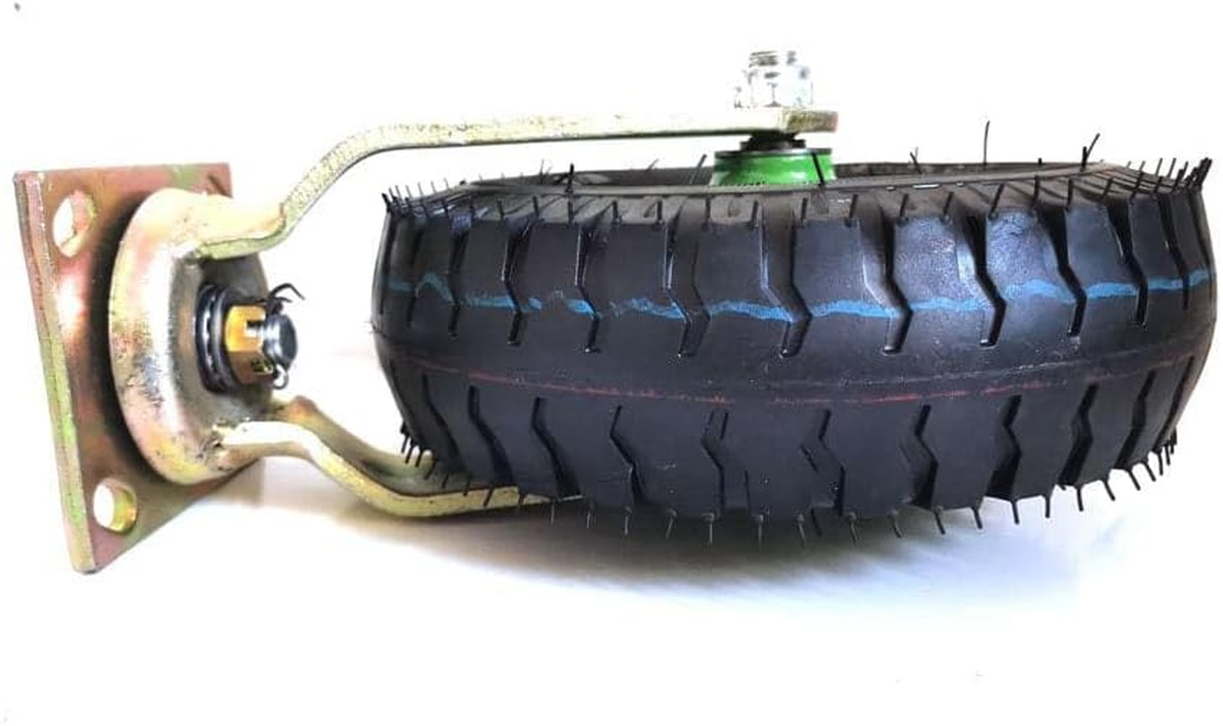 10Inch Swivel Castor Caster Pneumatic Tyres Tyre Wheels Trolley Cart Wheelbarrow image number 4