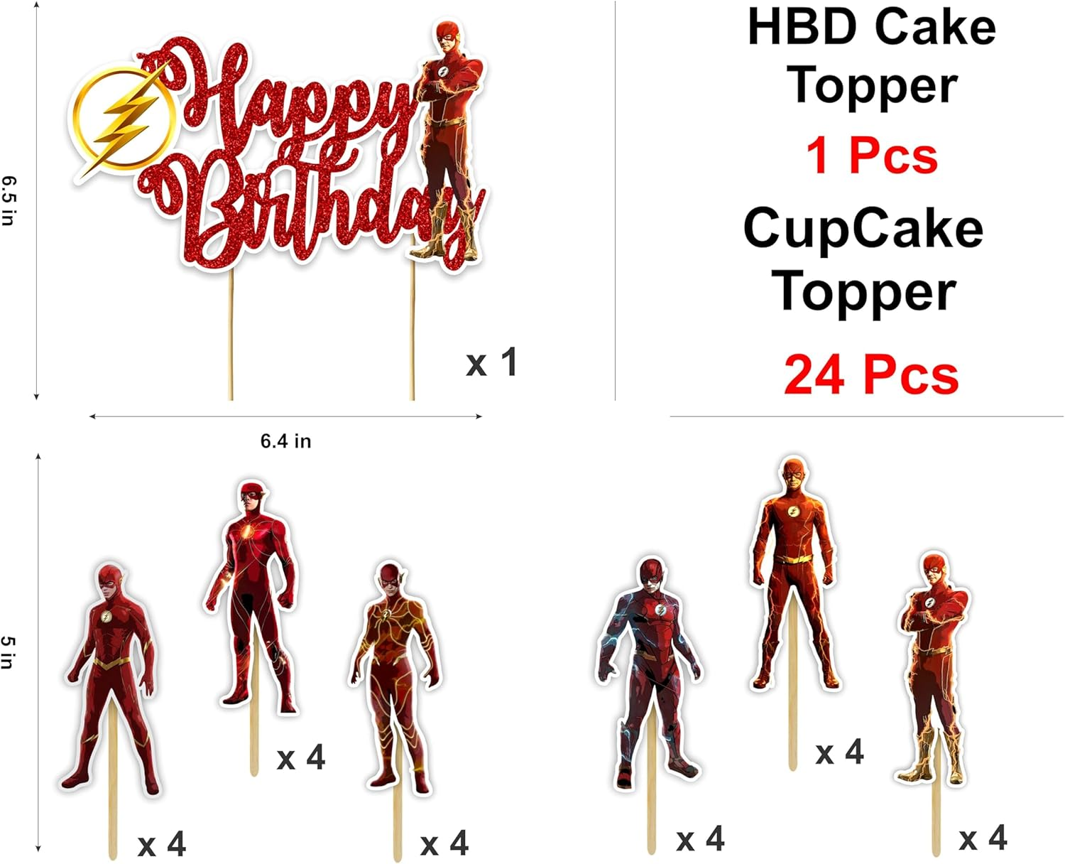 Flsh Theme Birthday Speed into Celebration with Party Supplies &ndash; Bold Red, Yellow, and Lightning Designs Perfect for Action-Packed Parties. image number 1