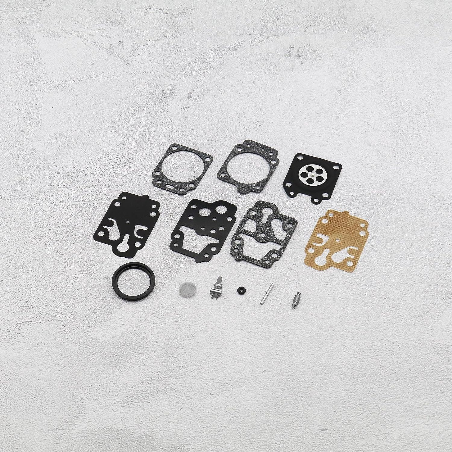 Emsea 2 Sets Carburettor Diaphragm Repair Kit Compatible with Walbro WYJ Series Compatible with HONDA GX25 GX35 HHB25 HHH25 Chainsaw Replaces K20-WYJ image number 5