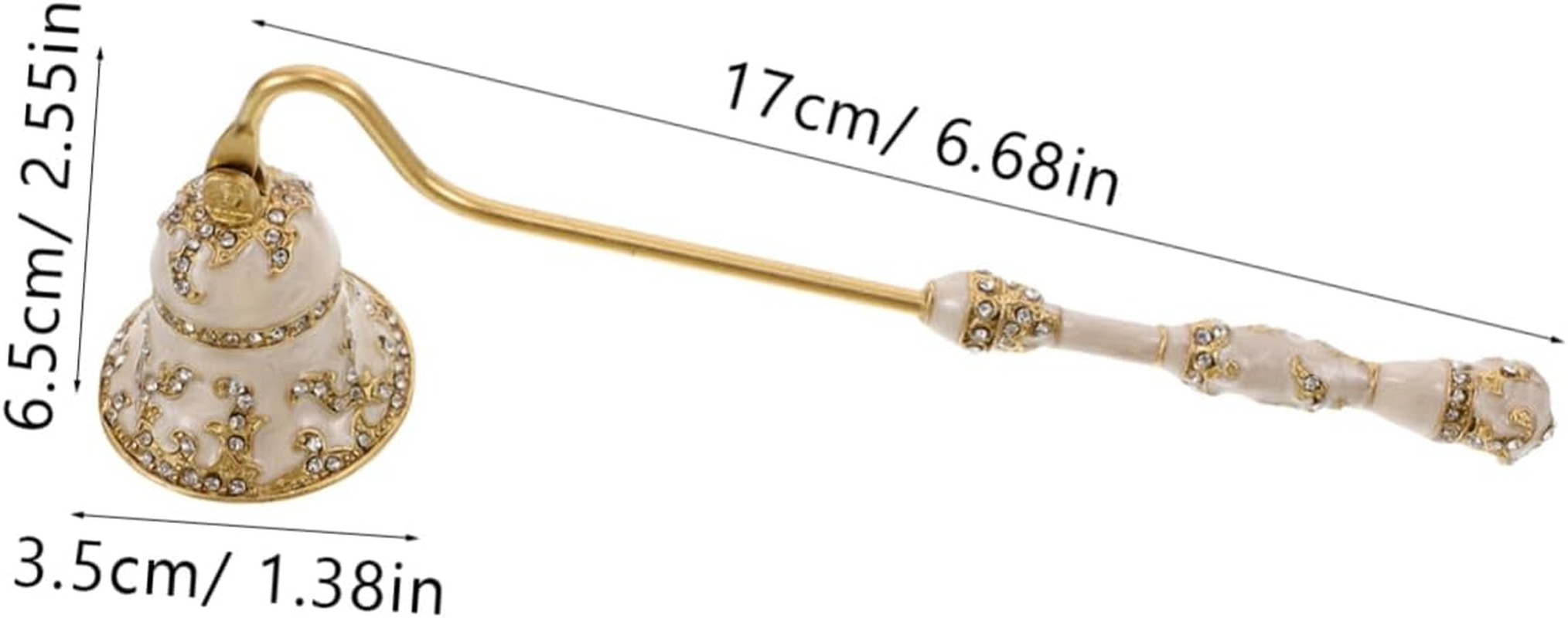 Beaupretty Candle Flame Extinguisher Decorative Metal Tool Safe and Easy Wick Snuffer for Aromatherapy Candles image number 2