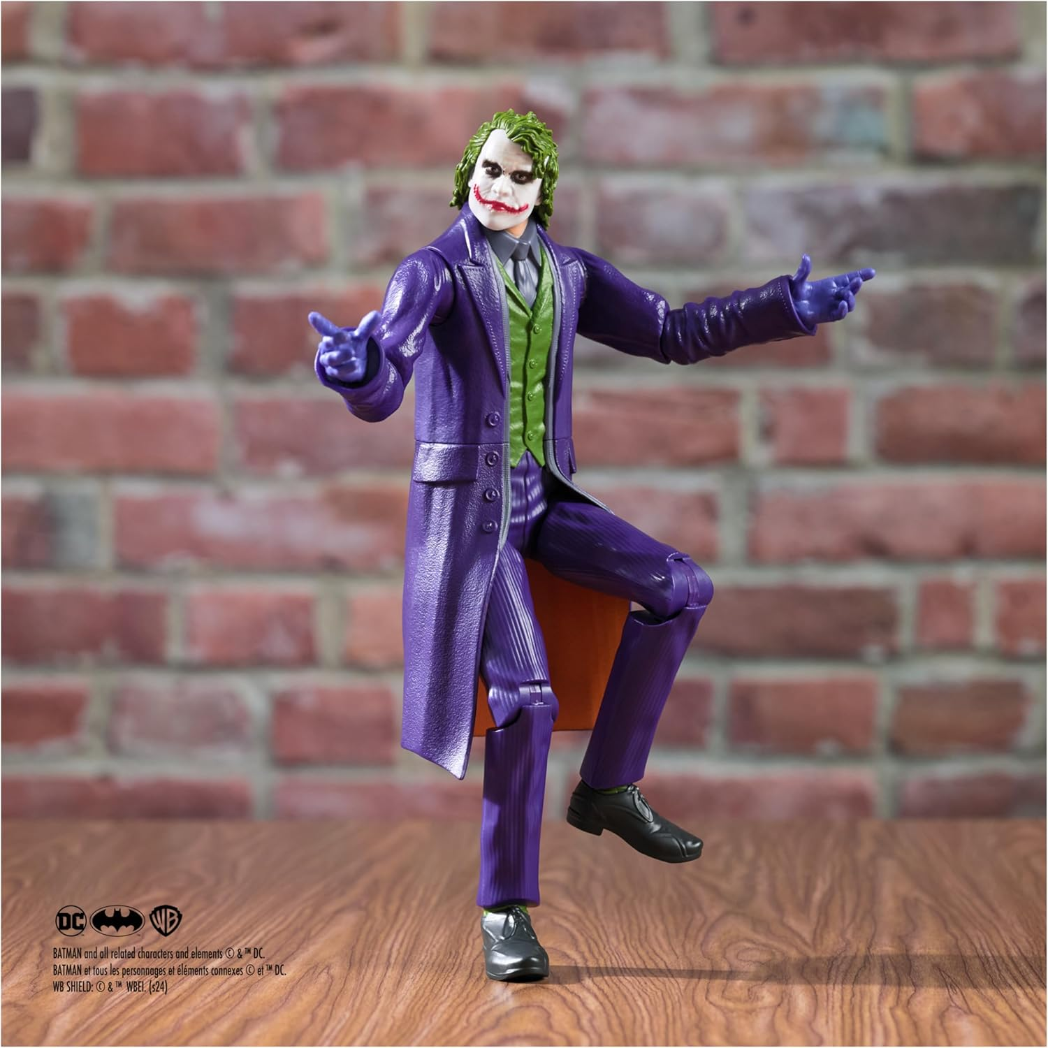 DC Comics Batman, the Dark Knight the Joker Action Figure, 12-Inch, 85Th Anniversary Limited Edition Collectible Kids Toys for Boys and Girls Ages 3 and Up image number 3