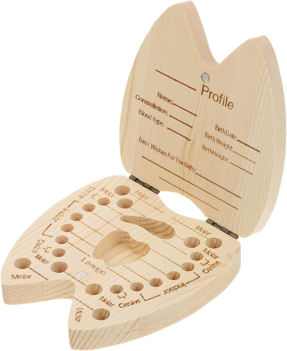 SUPVOX Tooth Fairy Keepsake Box for Teeth with Labels for Boys Durable Design image number 4