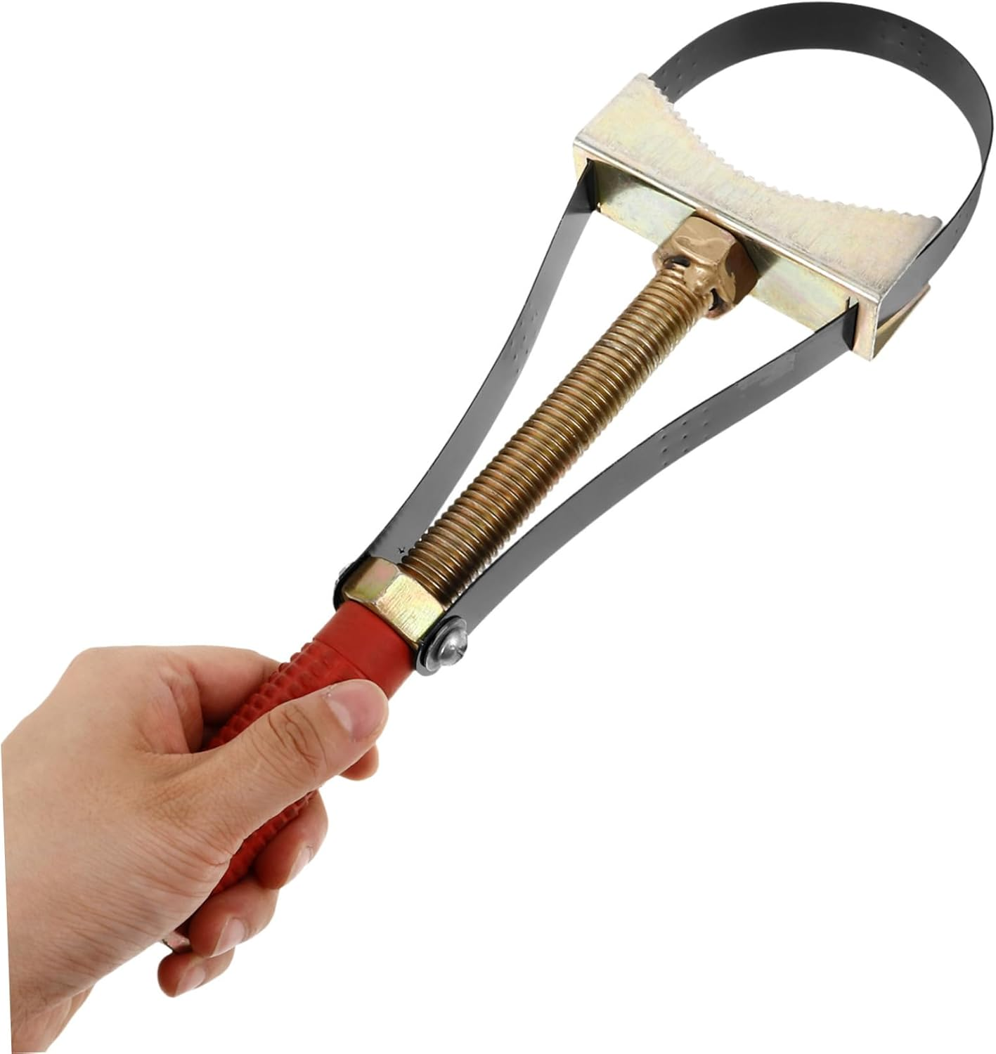 SOESFOUFU Oil Filter Wrench Strap Heavy Duty Puller Remover for Automotive Maintenance Tool Oil Filter Strap Wrench