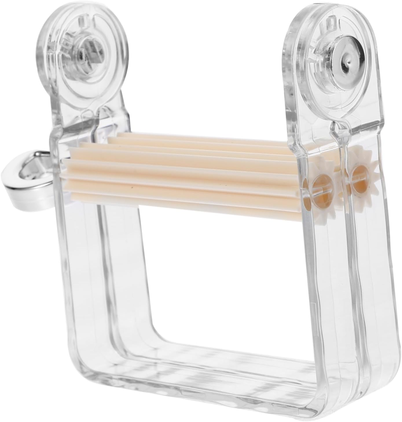 FOMIYES 2Pcs Tube Squeezer for Toothpaste Manual Rotating Dispenser Tool for Easy Squeezing Bathroom Pet Design for Skincare and Makeup Use image number 7