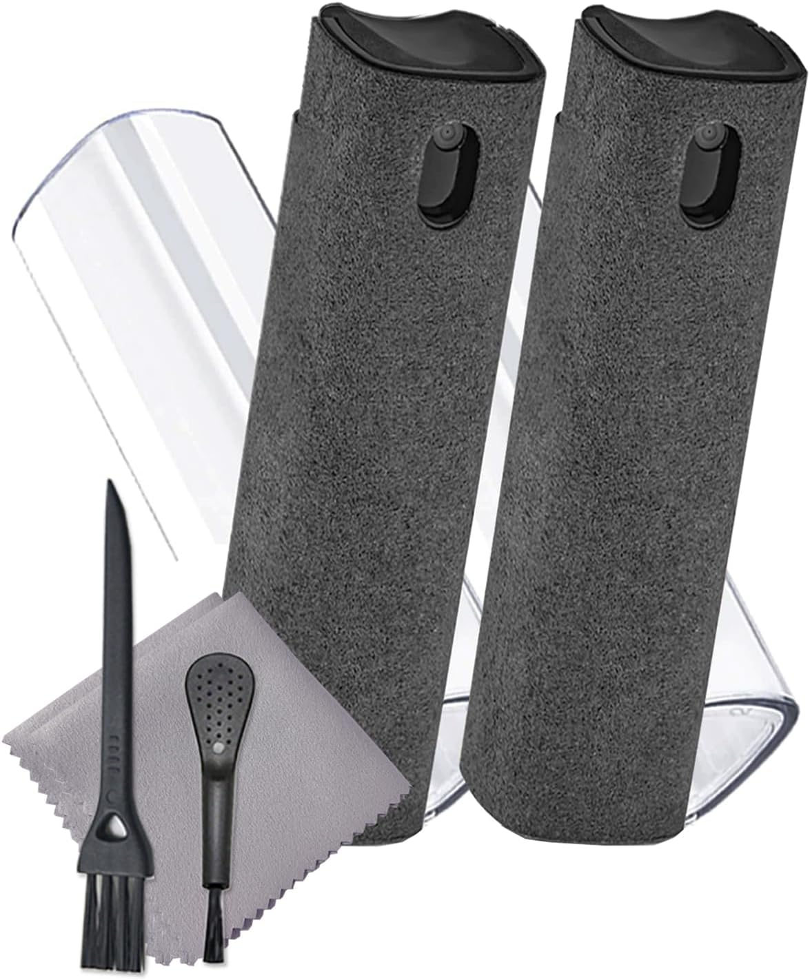 Touchscreen Mist Cleaner Spray and Wipe Screen Cleaner for Car Display Travel Car Essentials Travel for Iphone Ipad Airpods Macbook Eyeglasses Cell Phones Screen Cleaner Spray Kit (2 Units) image number 1