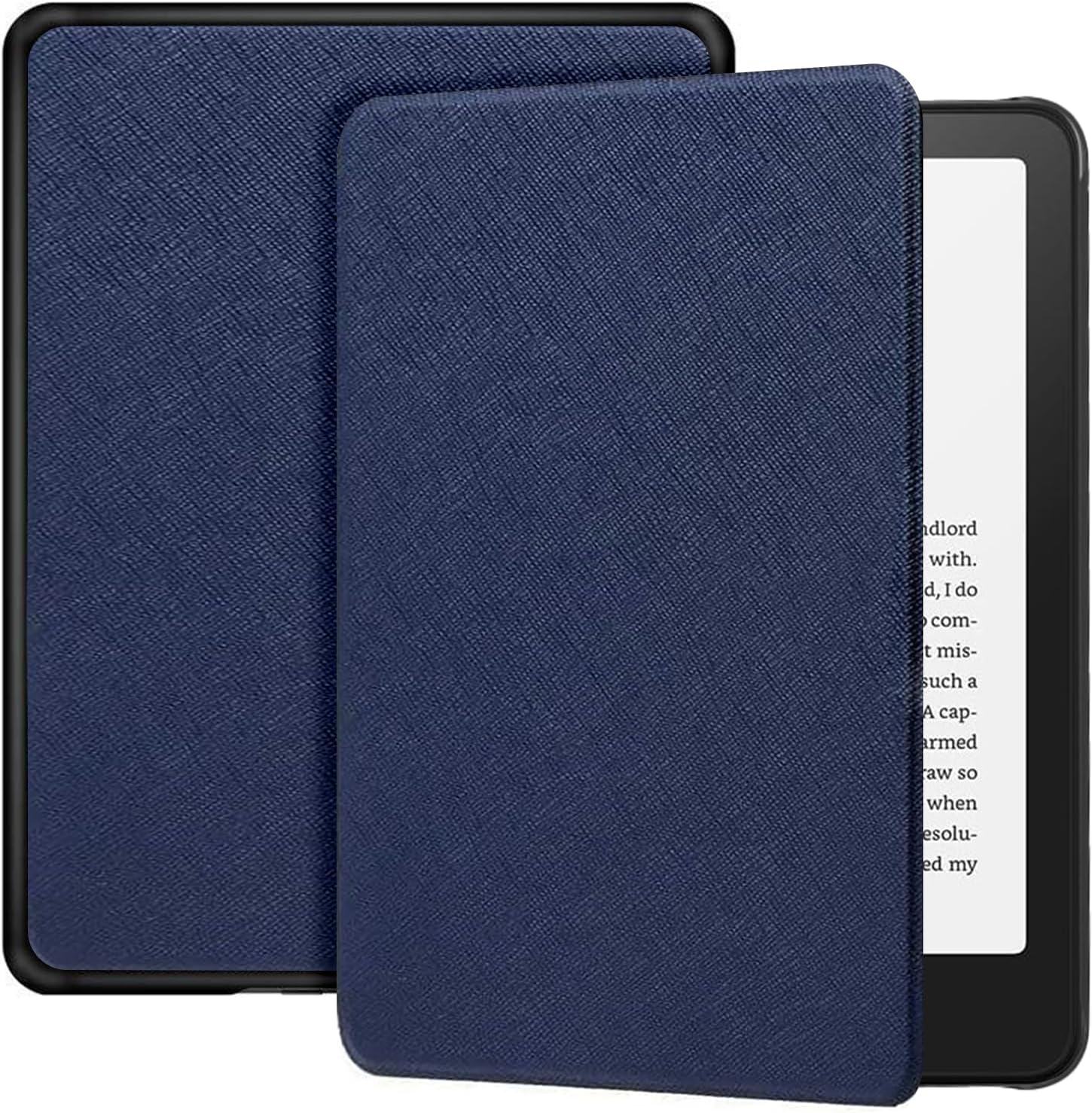 T Tersely Slimshell Case Cover for All-New Kindle 6" (11Th Generation, 2024/2022 Release, Model C2V2L3), Magnetic Shell Cover - Navy Blue - Blue image number 6