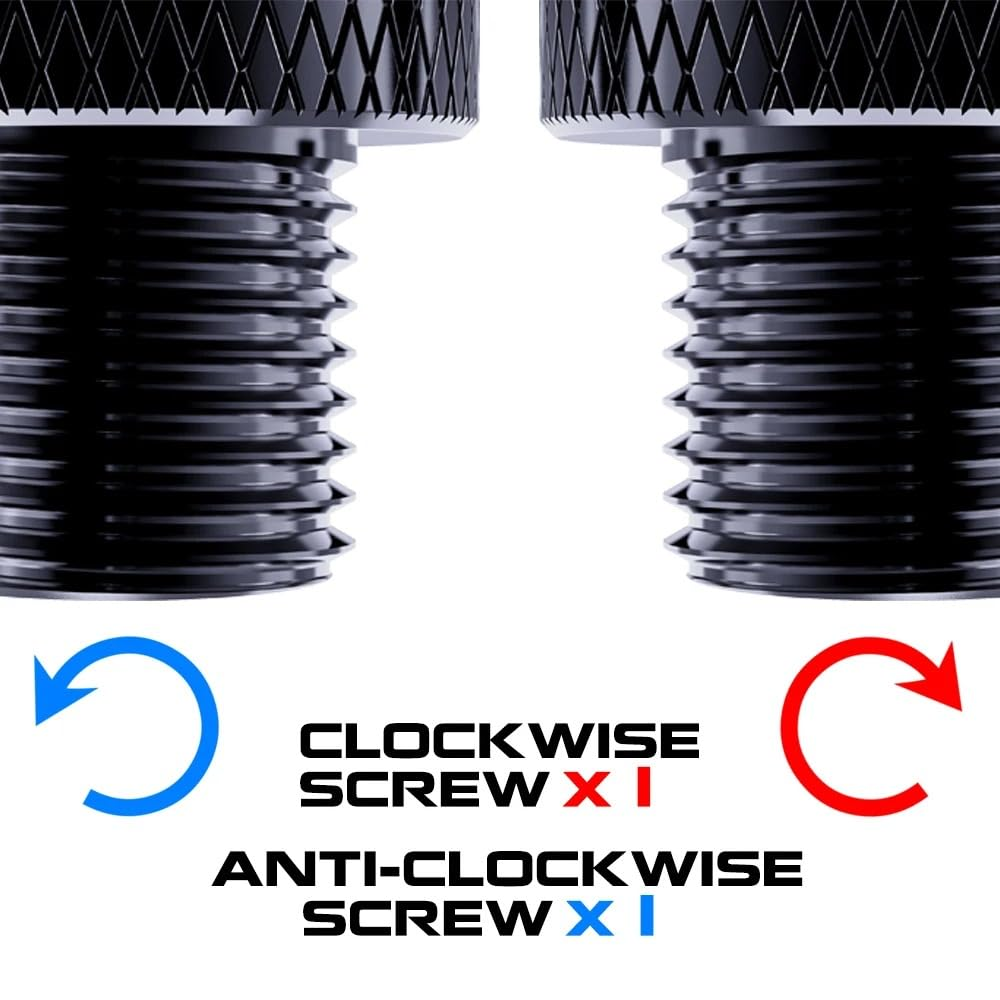 MOWOK for Yamaha MT 03 07 09 10 MT07 MT09 SP MT03 FZ09 FZ07 Motorcycle Accessories M10*1.25 Aluminum Rear Mirror Hole Plug Screw Bolt Cover (Black, for MT 07 09 10 25) image number 3