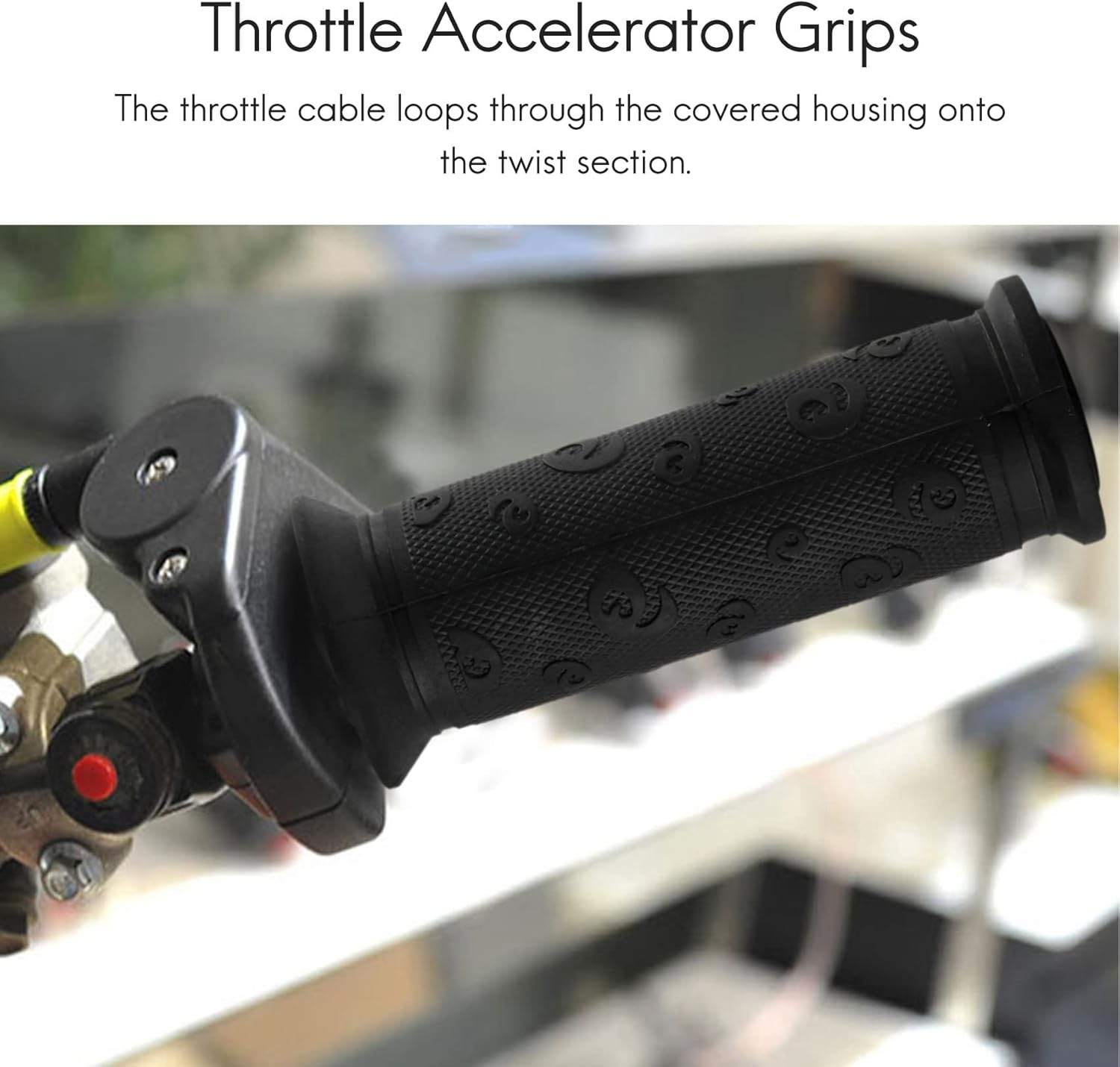 Restrictable Twist Throttle Cable Set for 47Cc 49Cc Mini Moto Bike Dirt Bike Quad image number 6