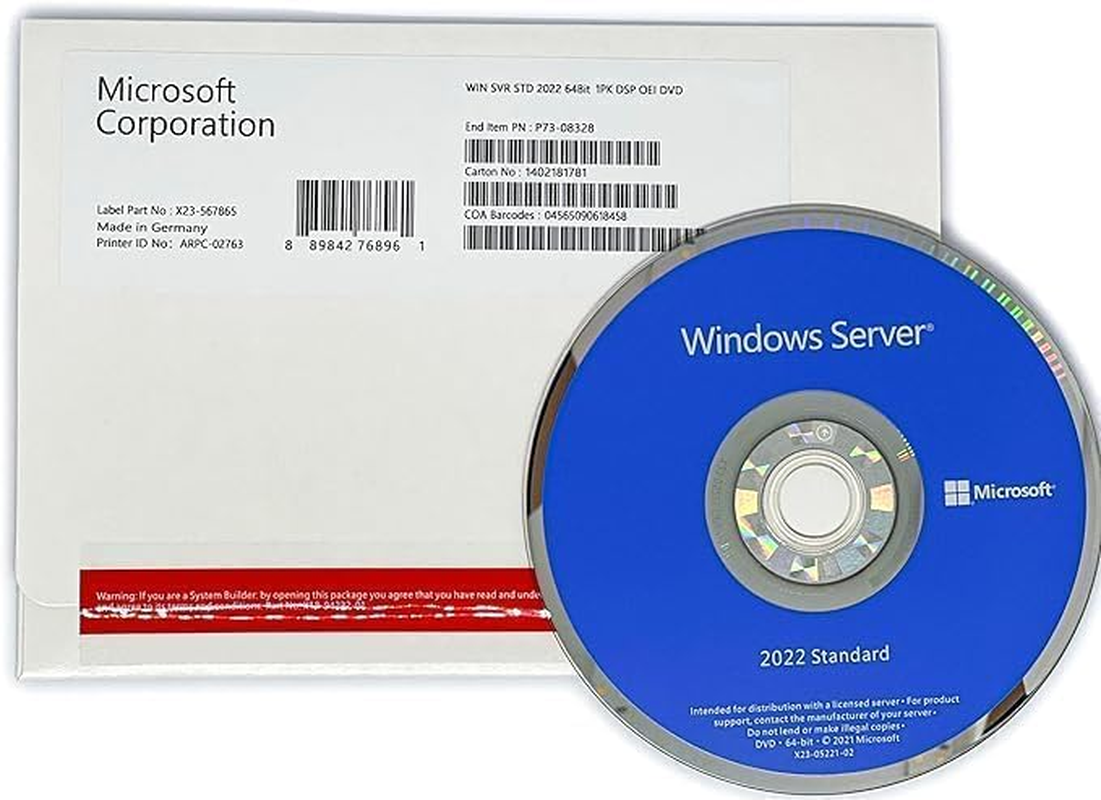 Microsoft Windows Server Standard 2022 OEI 4 Core (POS Only) Add License image number 1