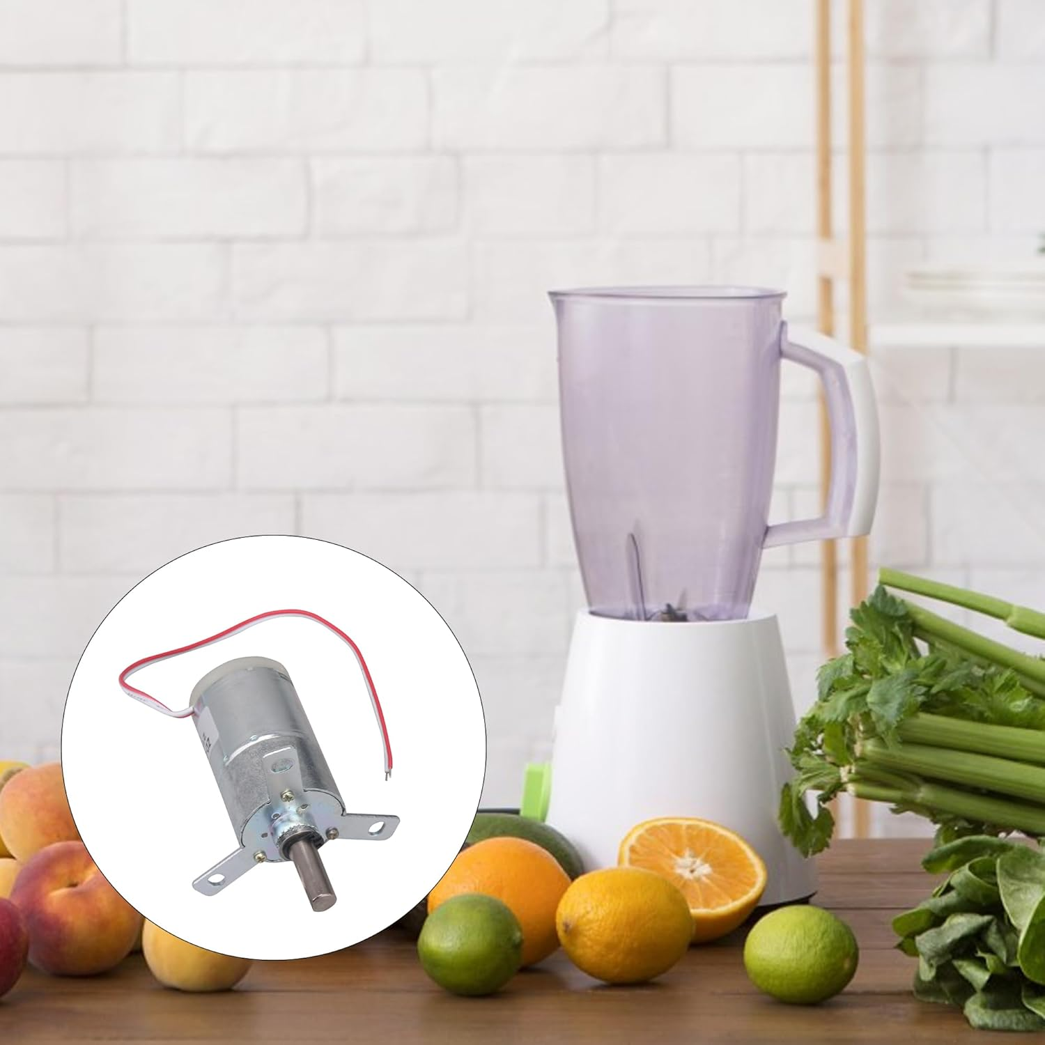 BQLZR High Torque 12V DC 25 RPM Gear-Box Stabilivolt Electric Motor Replacement image number 4