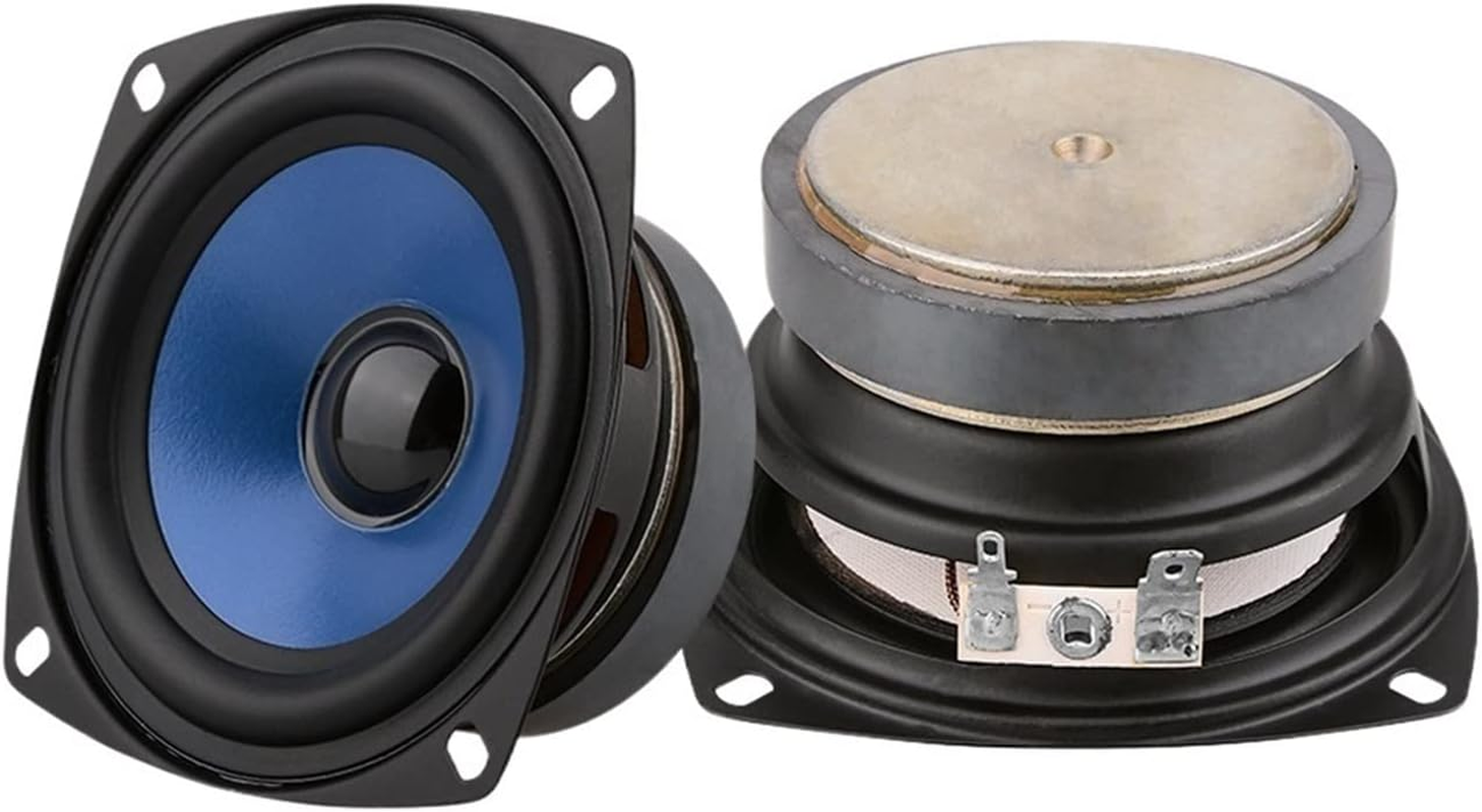 TGMGADANTV 2Pcs 3.5 Inch Full Range Audio Speakers Portable Sound Music Speaker 4 Ohm 20 W Loudspeaker Column DIY Home Theater Bookshelf Speaker image number 2