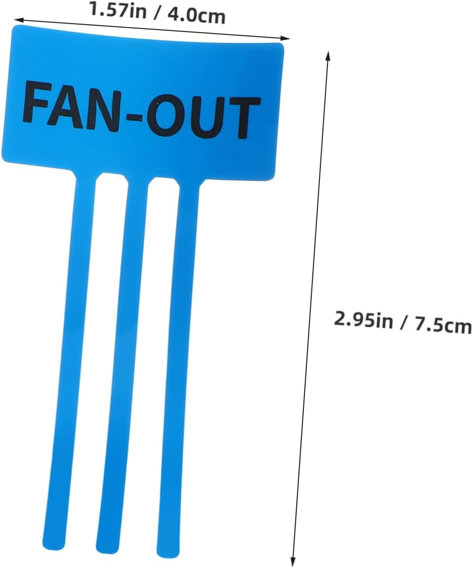 DECOMELODY 10Sheets Self-Adhesive Air Conditioner Streamers Airflow Decal Stickers for Ac Heat Exhaust Fans - Red image number 6