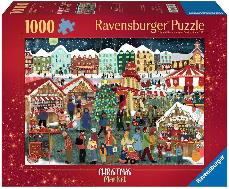 Rburg - Christmas Market Puzzle 1000P image number 5