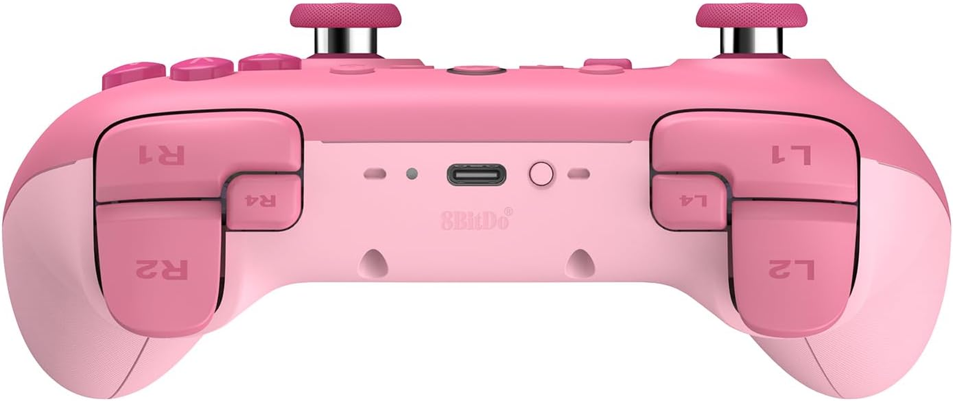 8Bitdo Ultimate 2C Bluetooth Controller for Switch, Wireless Controller with 6-Axis Motion Control, Rumble Vibration, Refined D-Pad and Bumpers, and Hall Effect Joysticks (Pink) - Pink image number 3
