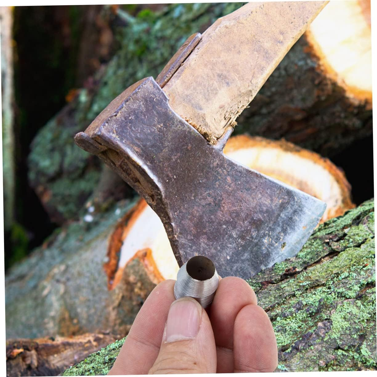 Veemoon 20Pcs Falling Reinforced Nails for Garden Tool Safety Handle Wedge Kit Conical Handle Iron Wedges Gardening Supplies Home Iron Connector Portable Tool image number 2