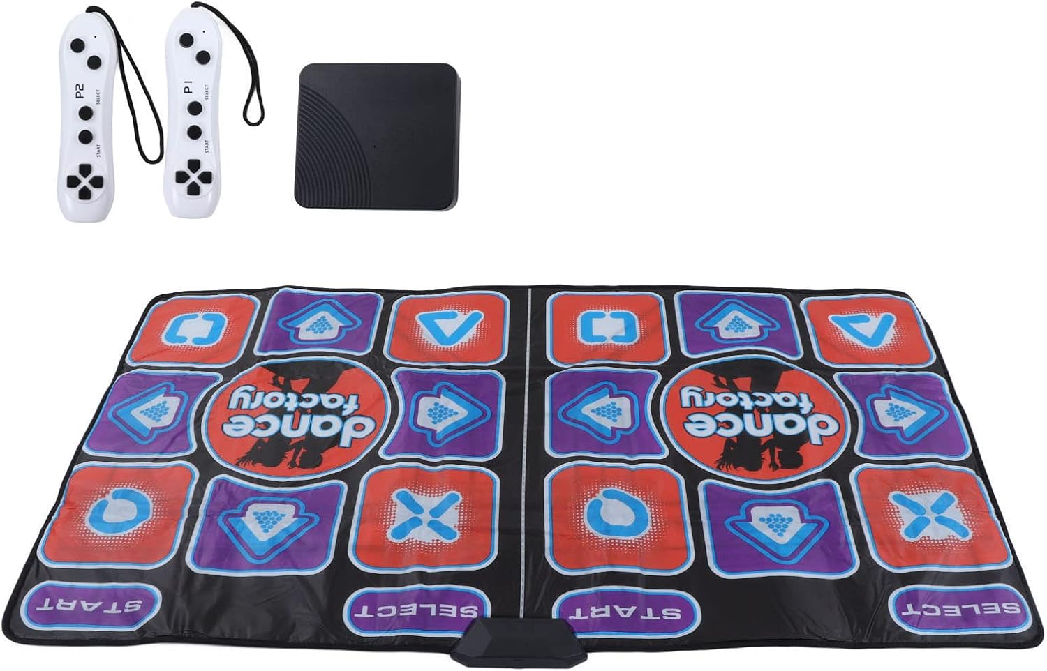 Double User Exercise Musical Dance Pad, High Sensitivity Foldable Glowing Arrows Step Pad with Different Difficulty Levels for Kids and Adults image number 5