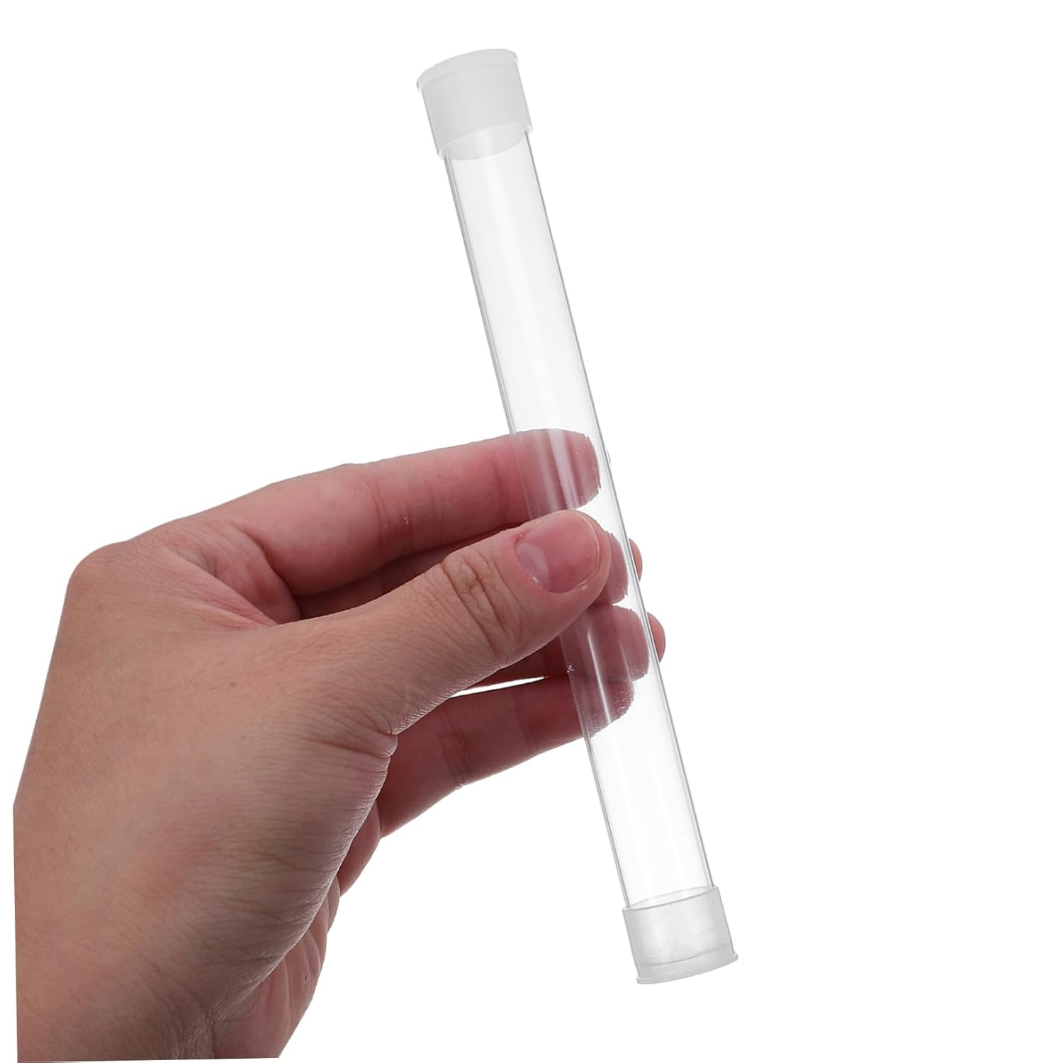 STOBAZA 10Pcs Thermometer Protective Case Plastic Tube Organizer for Thermometer Safe Storage and Easy Access at Home Hospital Travel image number 3