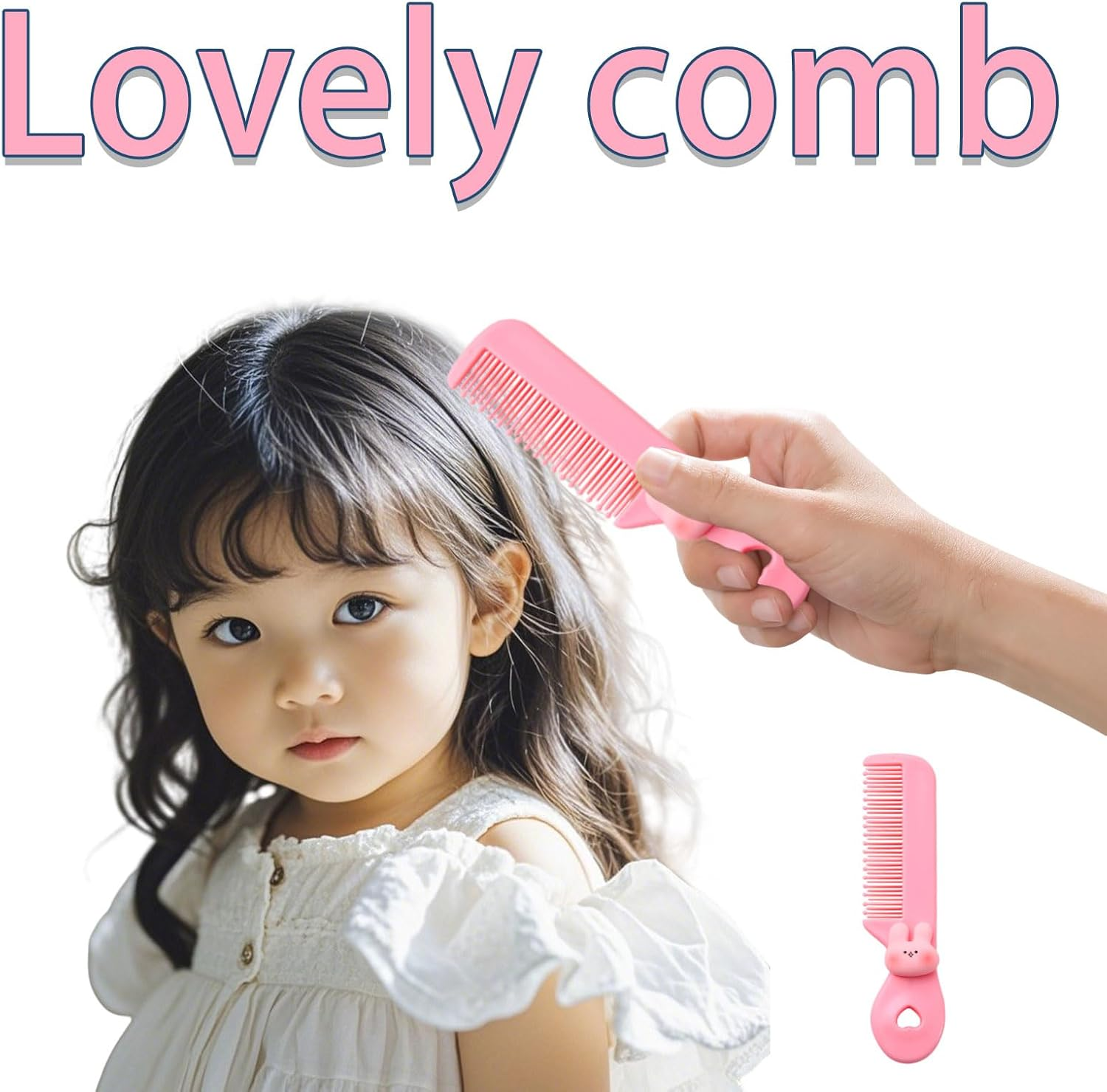 6Pcs Hair Comb, Newborn Baby Hair Brush Set, Cartoon Portable Bangs Wide Tooth Comb, Suitable for Wet Dry Curly Hair of Girls and Boys, Animal Shapes