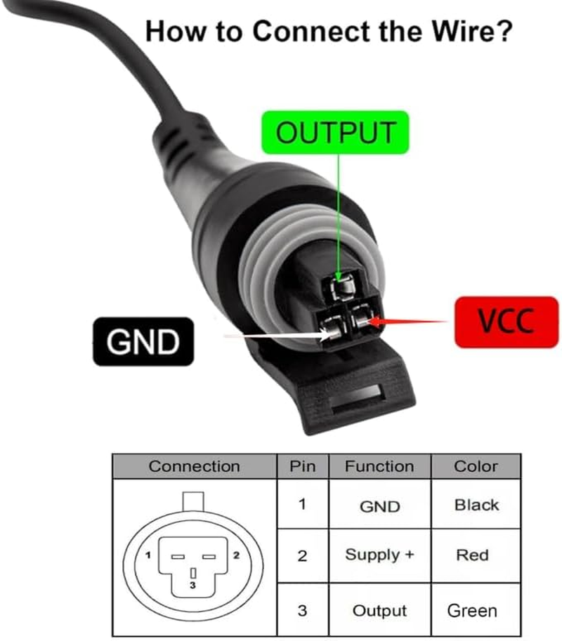 Ronybuy 150 Psi Fuel Oil Pressure Transducer Sensor Sender 1/8" -27 NPT Thread with Harness Kit for Oil Fuel Air Water, Stainless Steel 0-150 Psi Sensor Pressure Transmitter image number 4