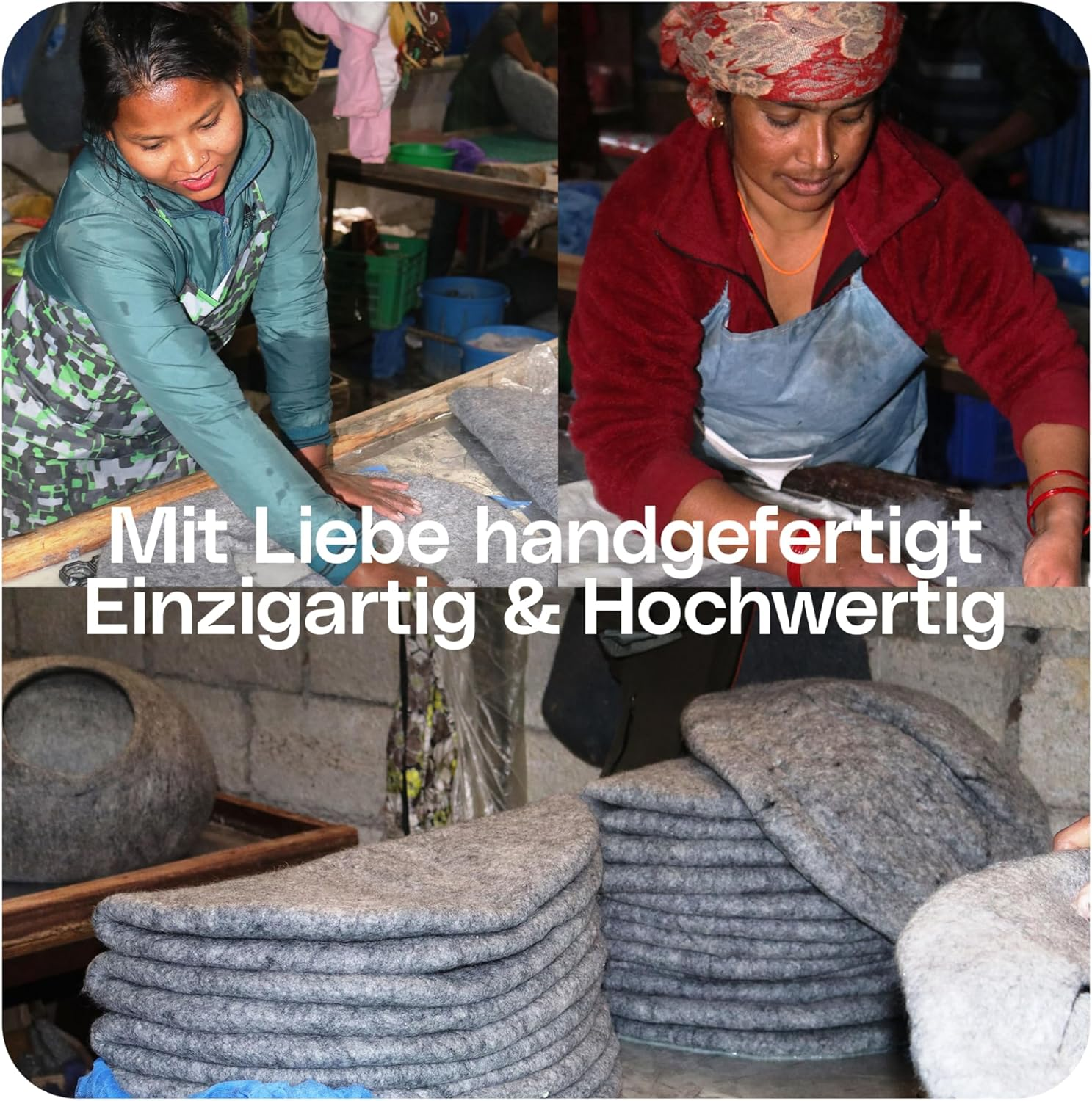 Cat Balls with Bell - Cat Toy for Happy Moments - Made of Wool - Set of 3 image number 2